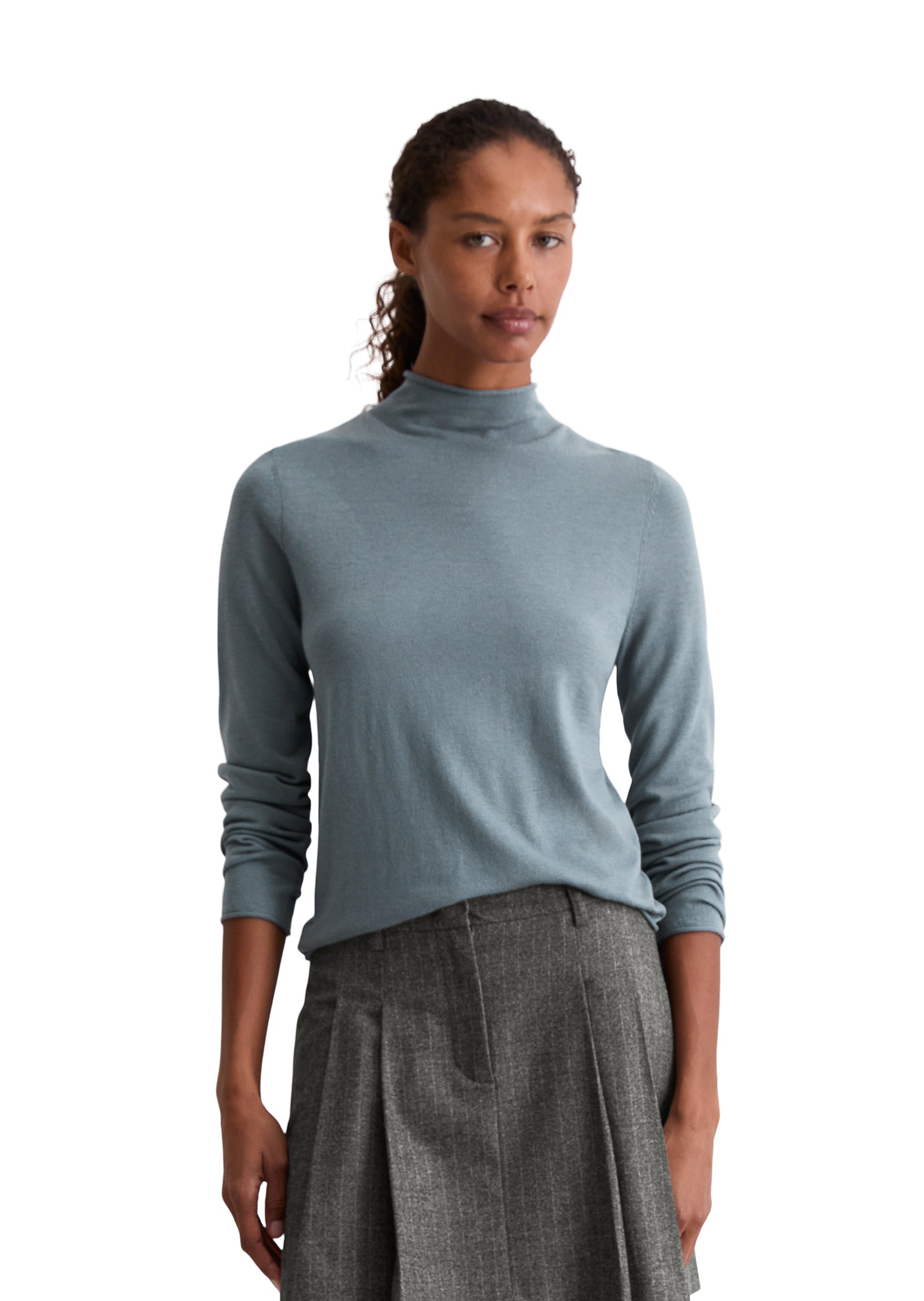 Marc OPolo Strickpullover "aus edlem Schurwolle-Viskose-Mix" günstig online kaufen