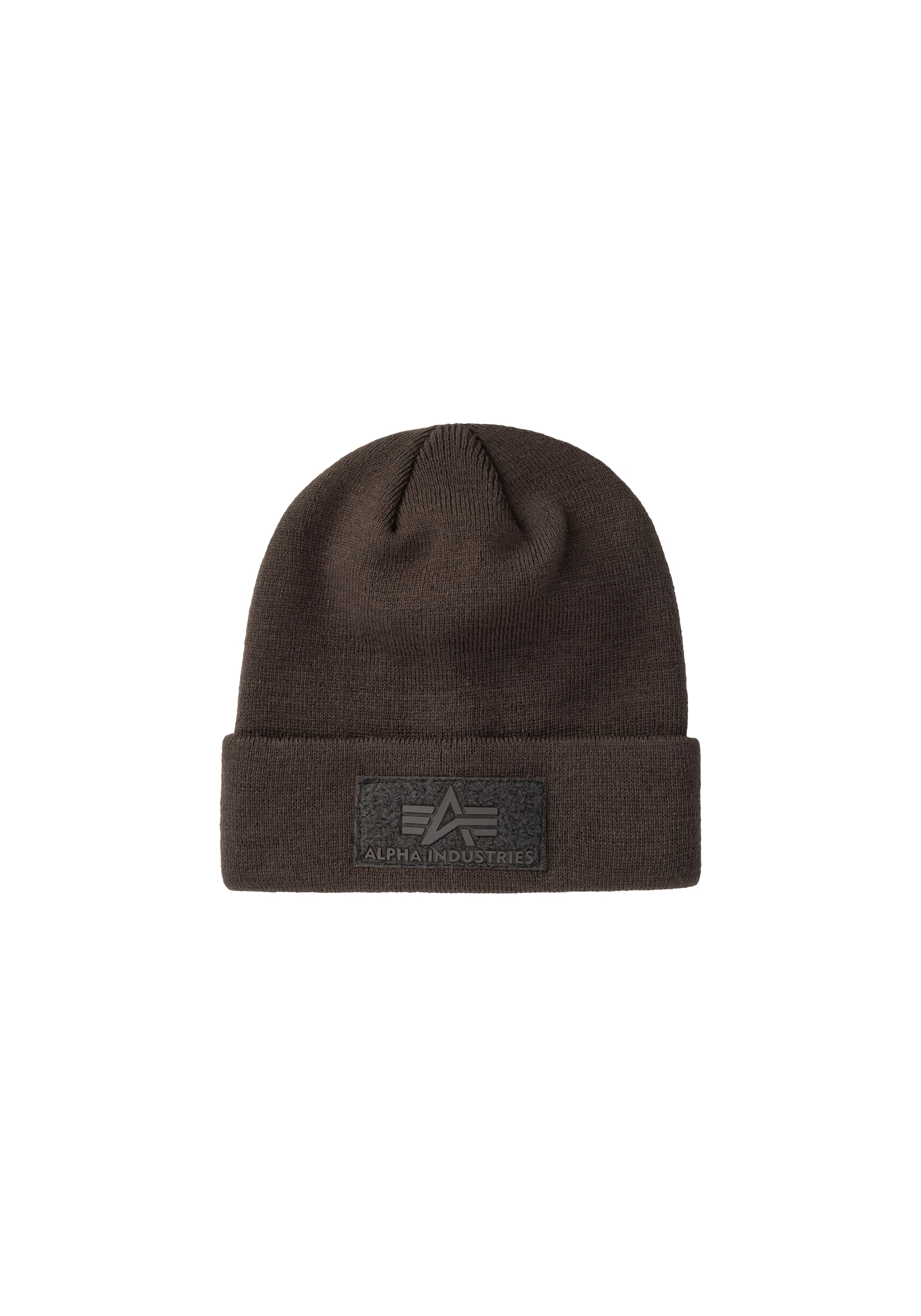 Herren Skimütze "Velcro Beanie", braun, ALPHA INDUSTRIES, Obermaterial: 100% Polyacryl, Mützen
