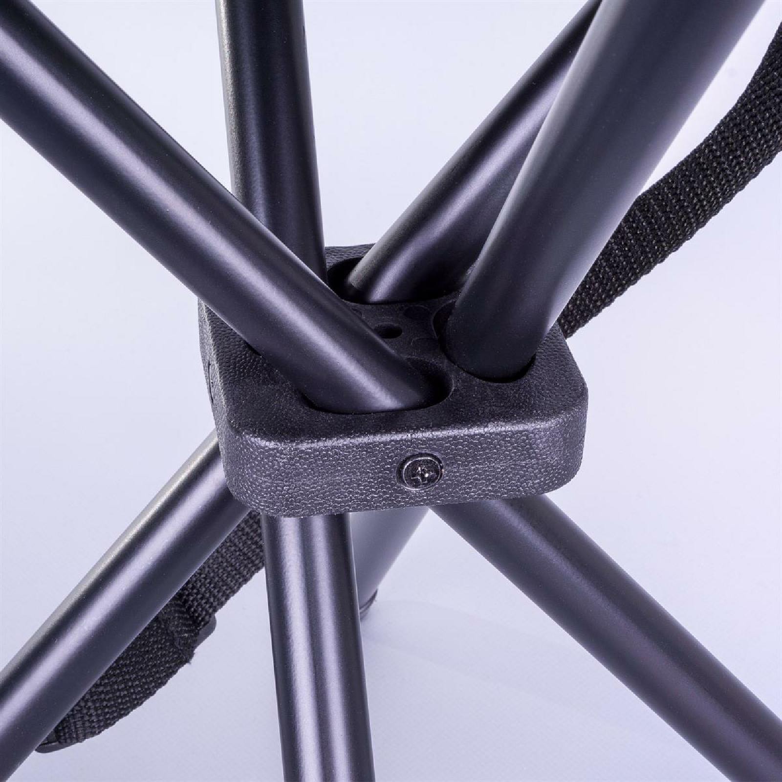 VCM Gartenstuhl »2er Set Sitzhocker Falthocker klappbar schwarz«