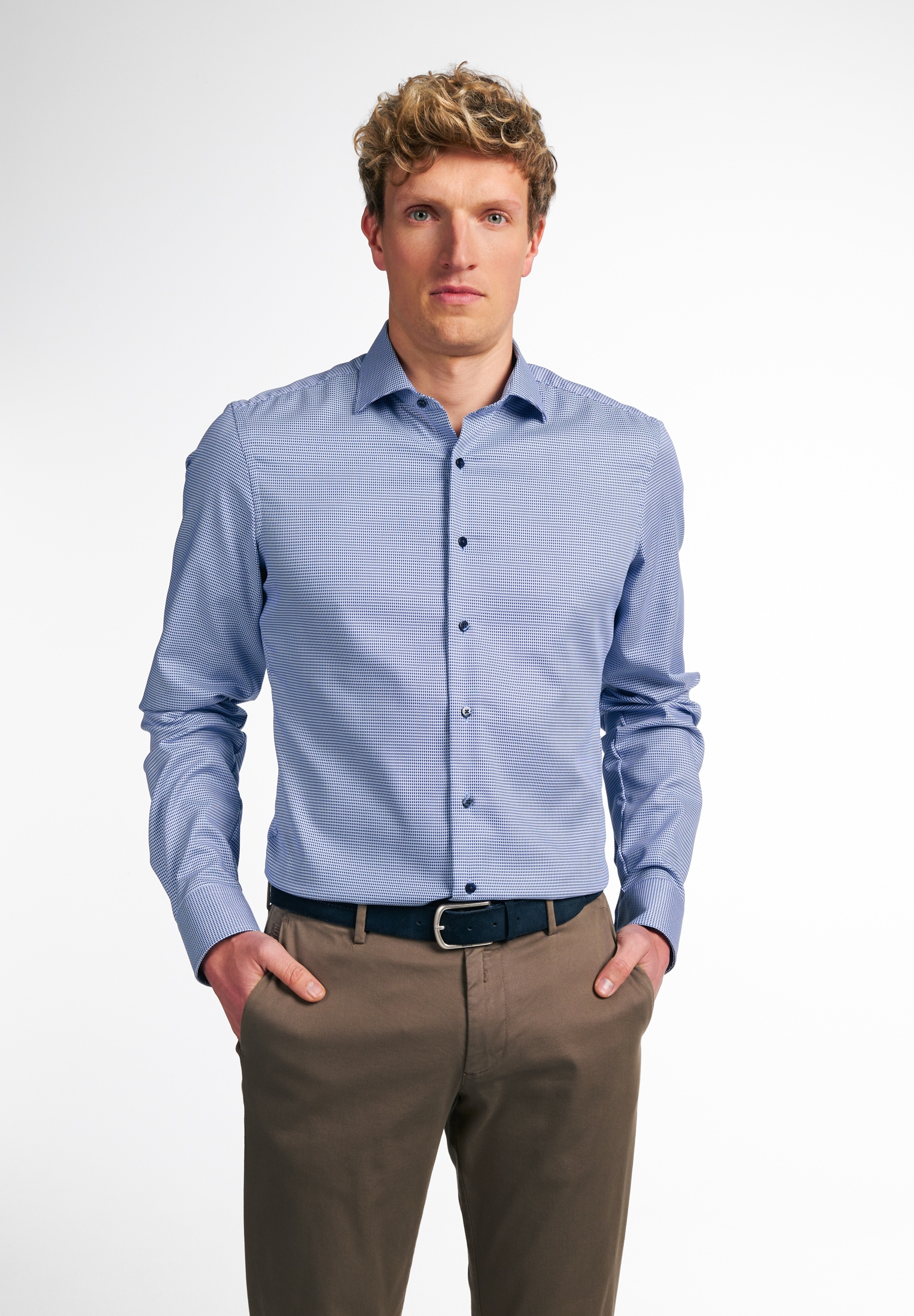 Eterna Langarmhemd "SLIM FIT", NON IRON (bügelfrei) günstig online kaufen