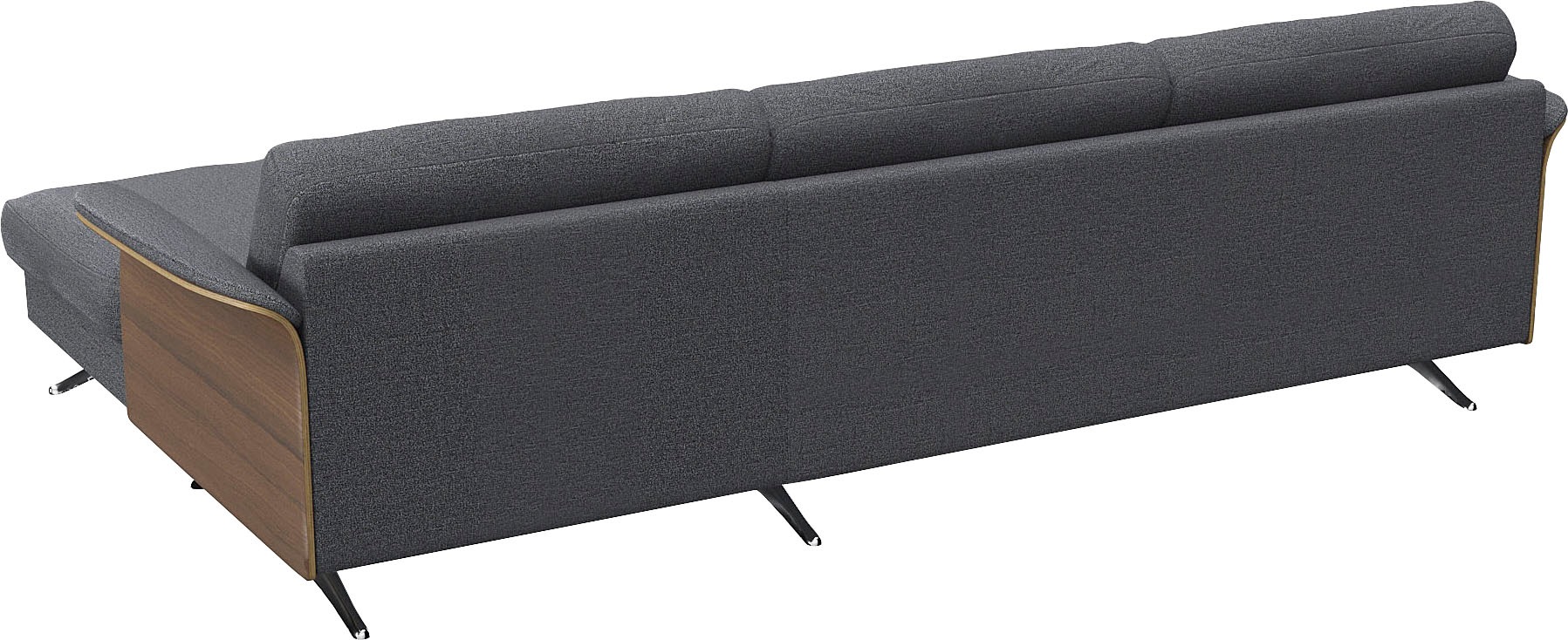 FLEXLUX Ecksofa »Glow, super bequem durch hochwertigem Sitzaufbau mit Federkern, L-Form«, Modernes skandinavisches Design