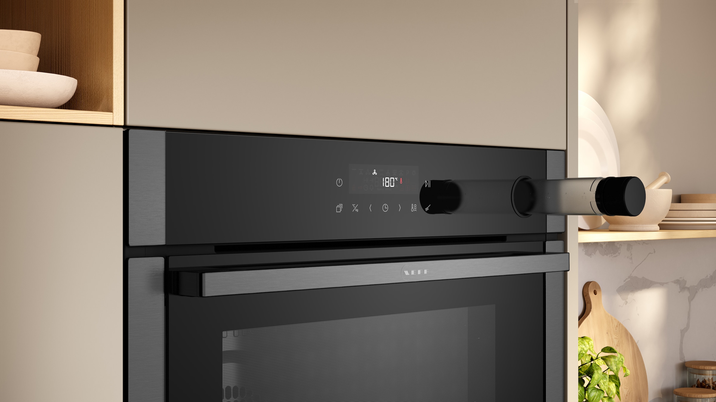 NEFF Pyrolyse Backofen  »B6AVJ7AG3«, Pyrolyse-Selbstreinigung, AirFry-Funktion