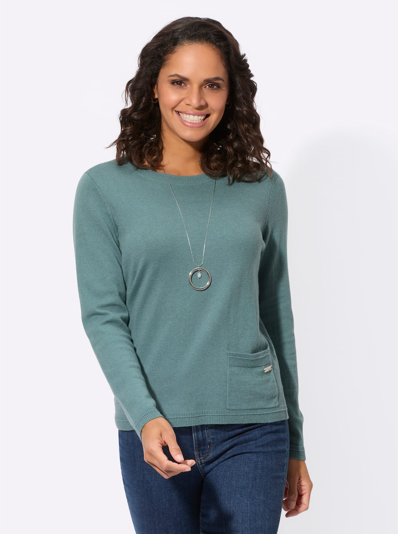 Casual Looks Rundhalspullover »Pullover«