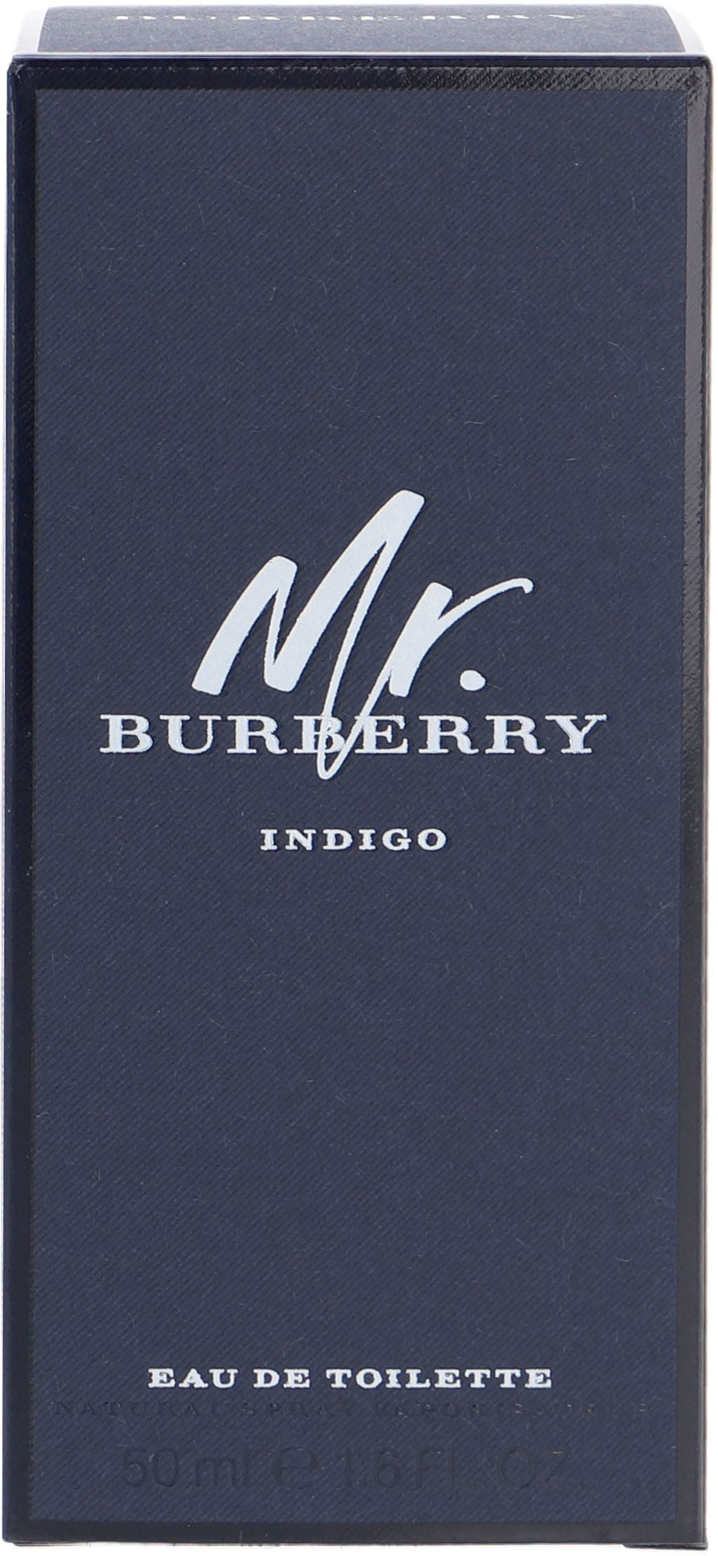 BURBERRY Eau de Toilette »Mr. Burberry Indigo«, Zitrischer Duft mit Zitronenöl, Veilchenblätter, Minzöl und Moschus.