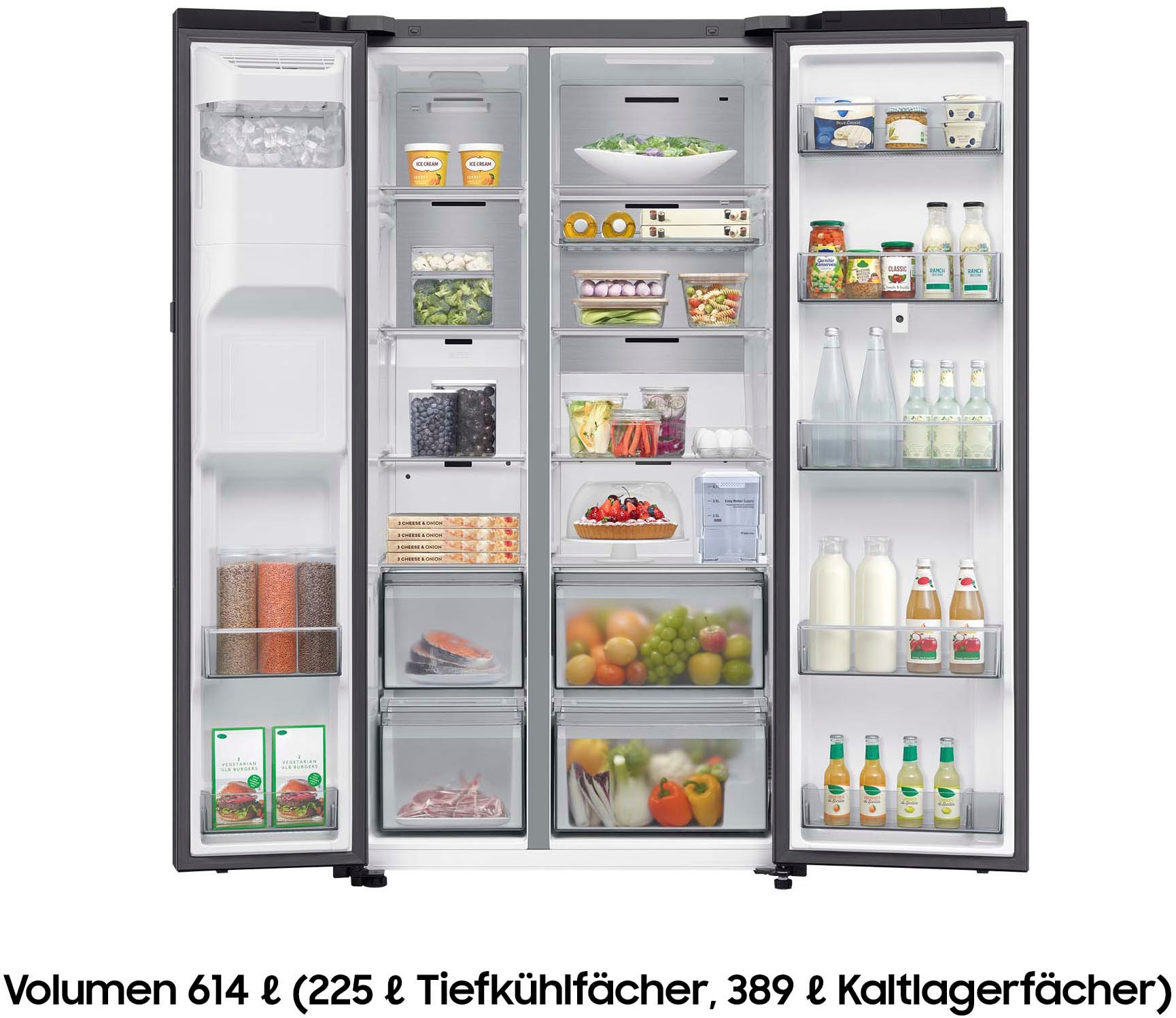 Samsung Side-by-Side RS97F "RS90F67BEF" 178 cm hoch 91,2 cm breit günstig online kaufen