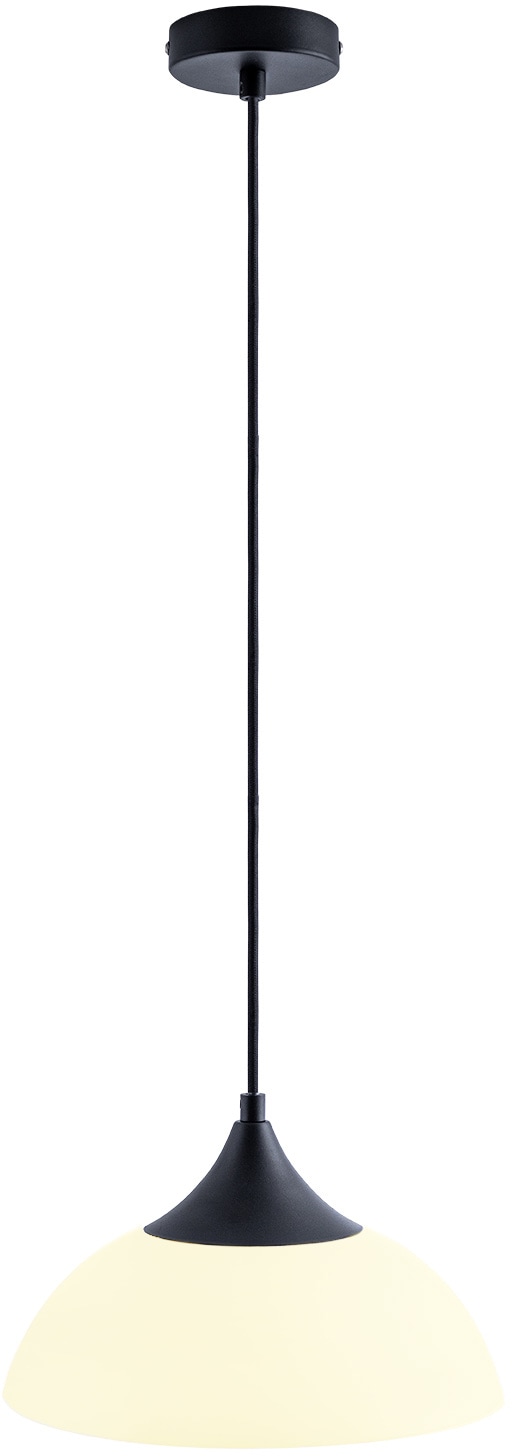 Paco Home Pendelleuchte »JIN«, 1 flammig, Leuchtmittel E27 | ohne Leuchtmittel, Hängelampe Esszimmer Esstischlampe 1,5m Textilkabel Kürzbar E27