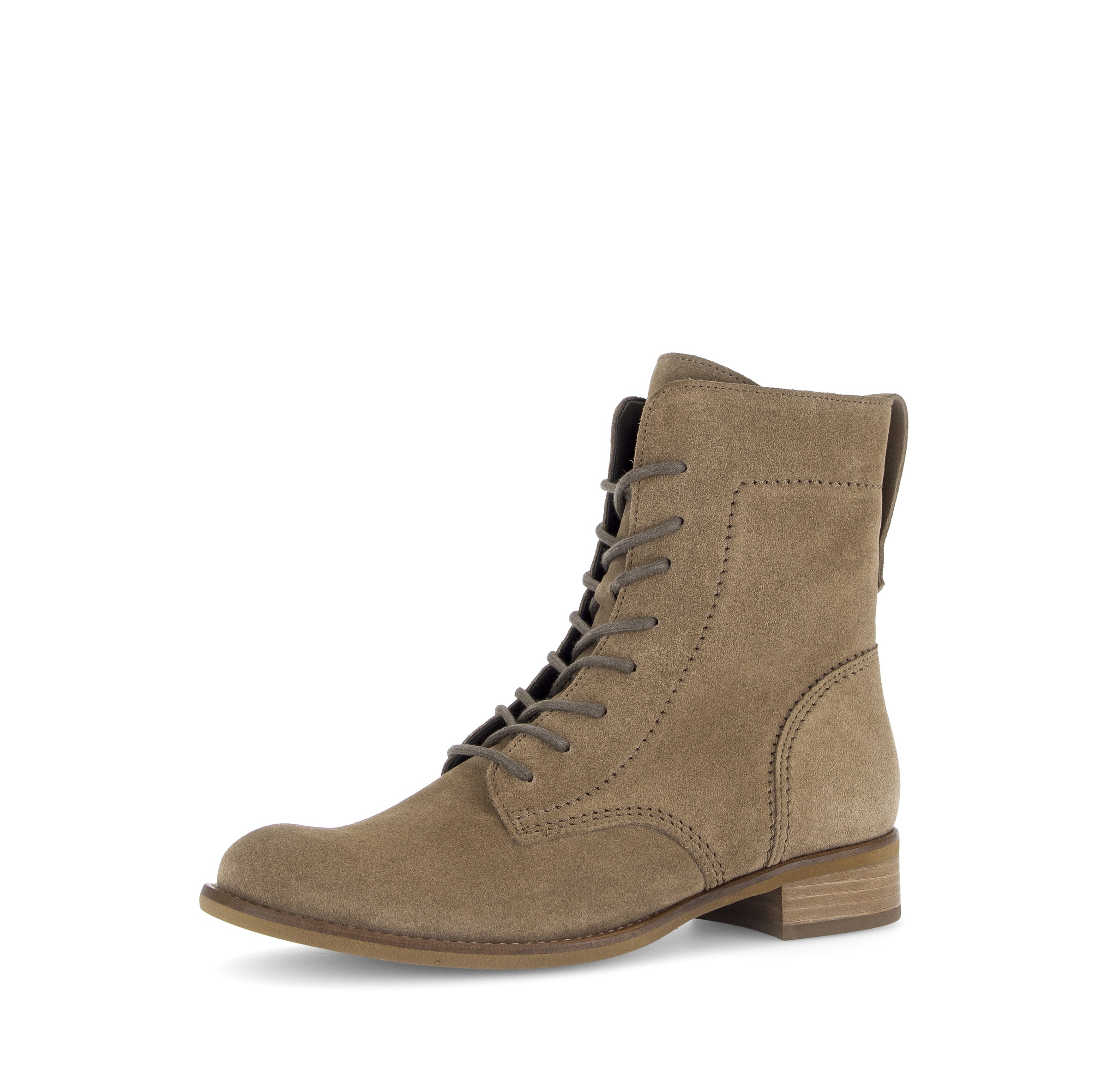 Gabor Schnürstiefelette  Blockabsatz, Schnürboots mit herausnehmbarer Innensohle