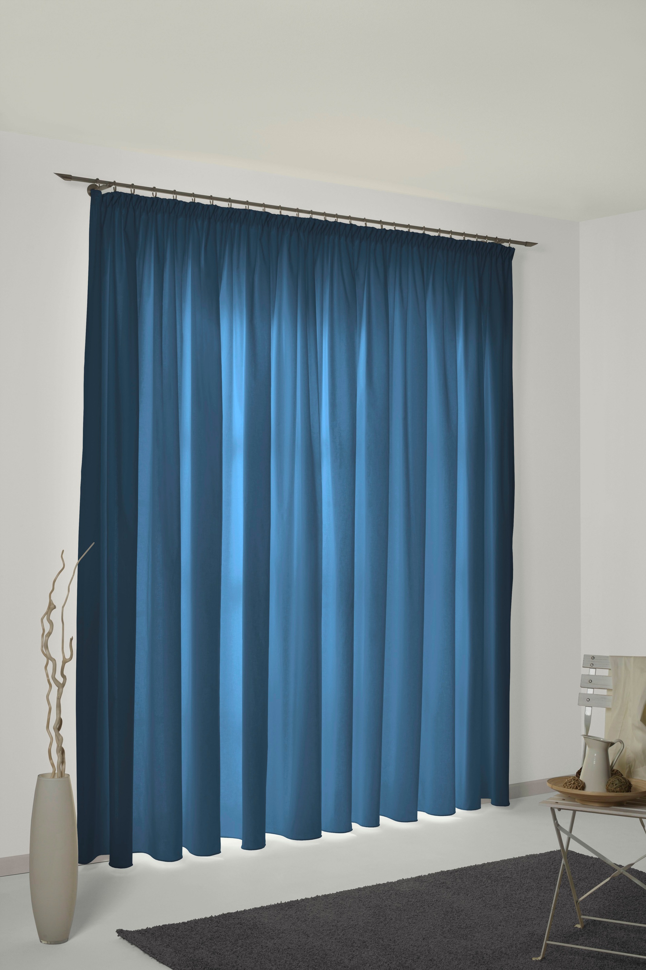 Wirth Vorhang "Umea" Smokband 1 Stk. tlg. günstig online kaufen