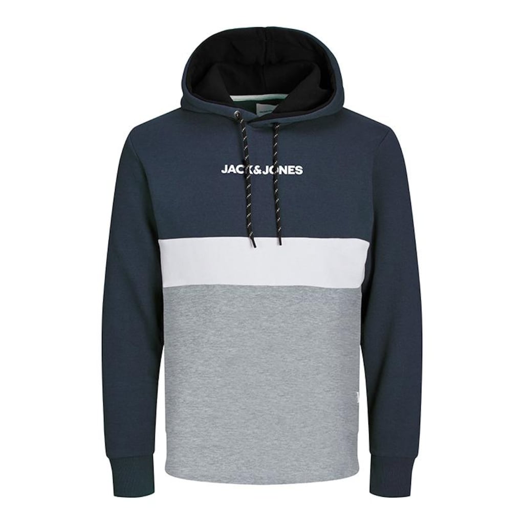 Jack & Jones PlusSize Kapuzensweatshirt »JJEREID BLOCKING SWEAT HOOD NOOS PLS«