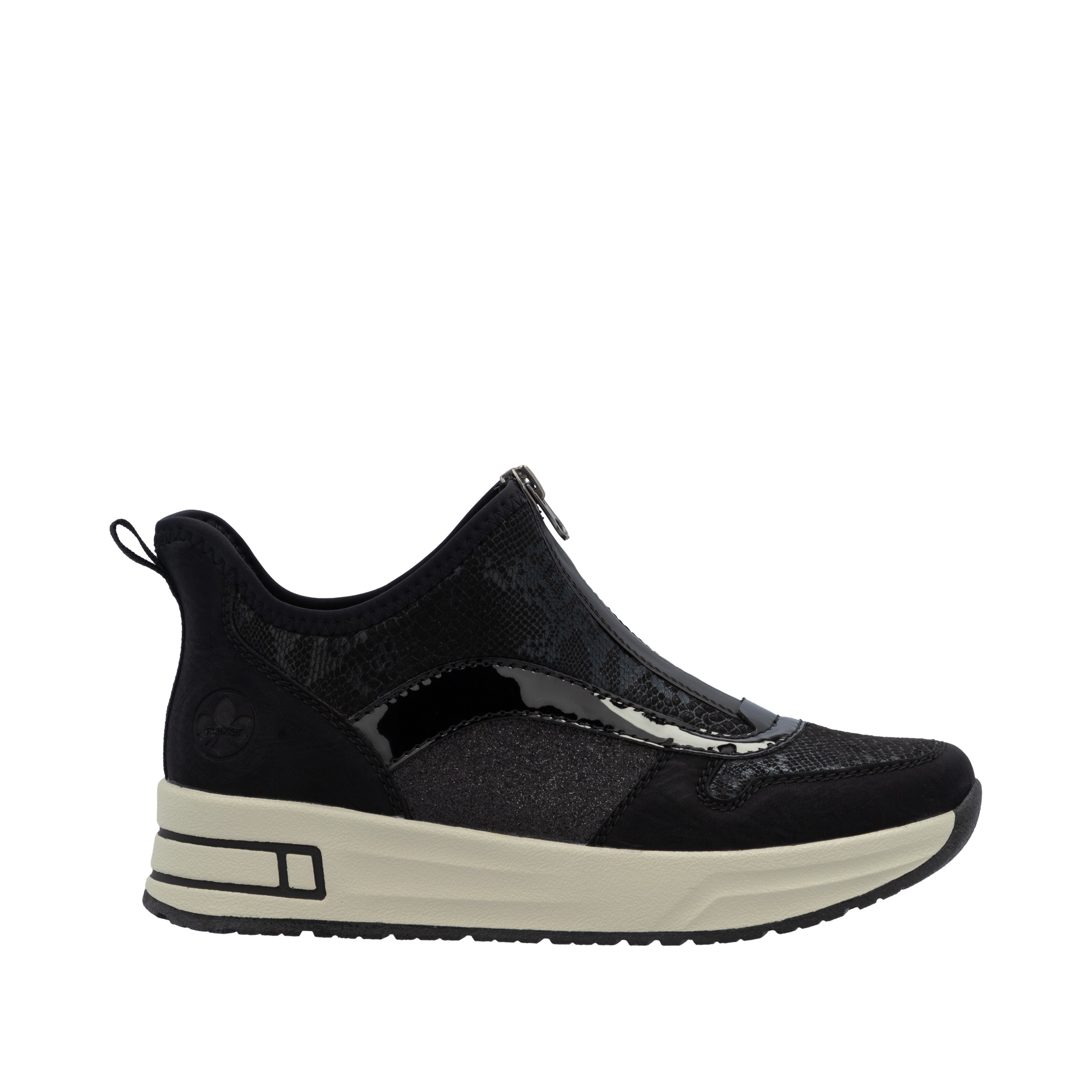 Rieker Sneaker »Ready2GO«, Plateauboots, Stiefelette, High-Top-Sneaker mit Vorderreißverschluss