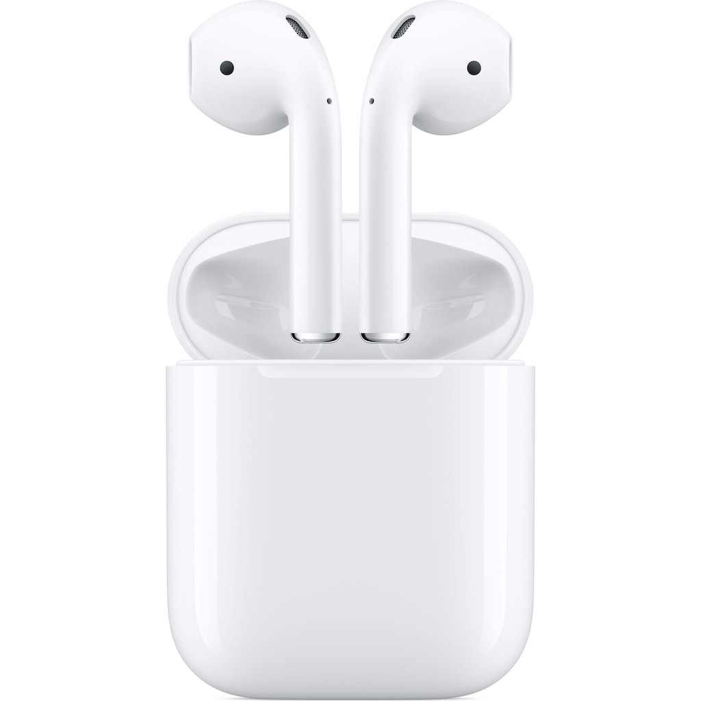 Apple In-Ear-Kopfhörer »AirPods 2. Generation mit Ladecase (2019)«, Bluetooth, Sprachsteuerung-True Wireless-kompatibel mit Siri-Rauschunterdrückung