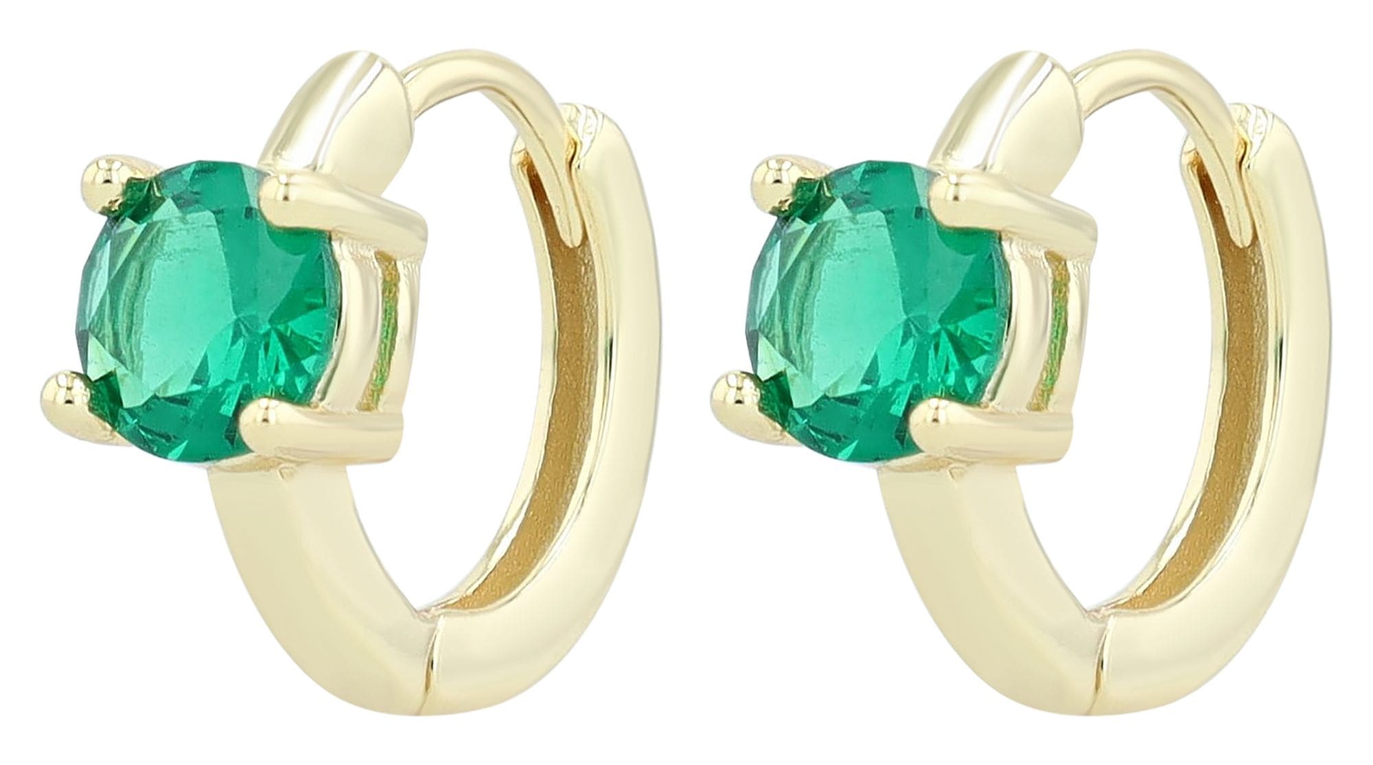 Adelia´s Klappcreolen "Damen Ohrringe – Klappcreole aus 925 Silber mit Zirk günstig online kaufen