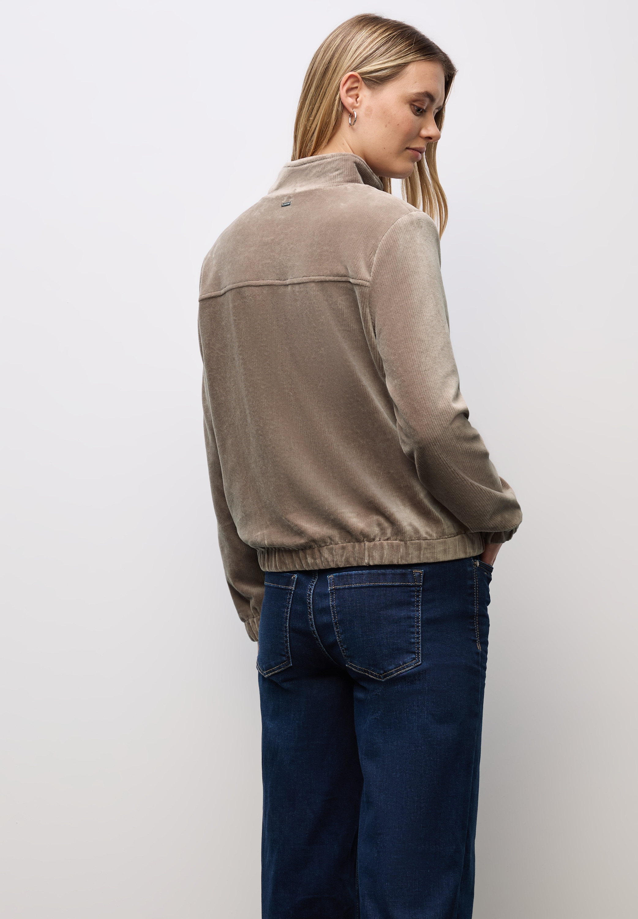 STREET ONE Cordjacke, ohne Kapuze, im soften Baumwoll-Mix
