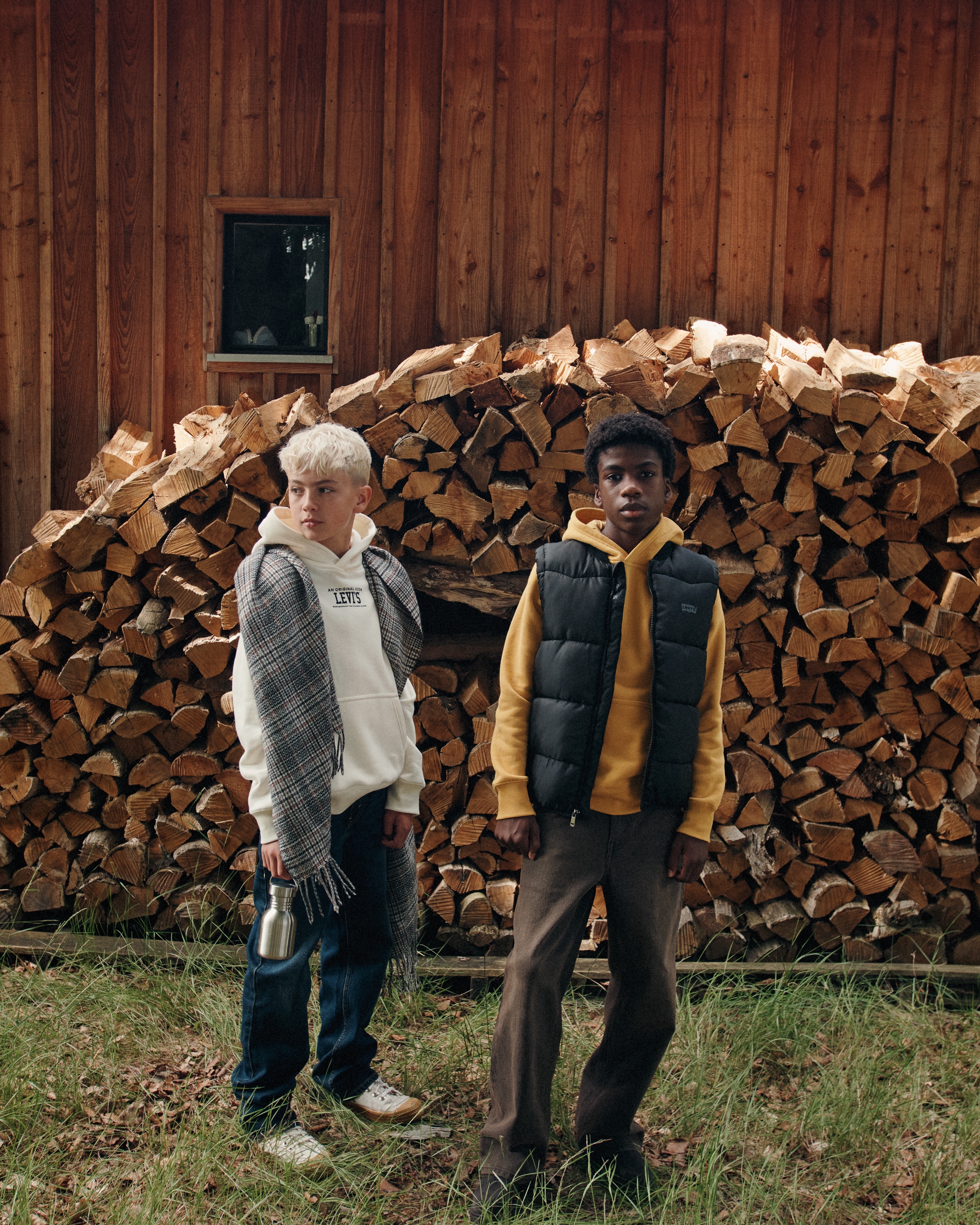 Levi's® Kids Steppweste »LVB BATWING EMB PUFFER VEST« mit Blouson-Kragen / Logo-Stickerei / für Boys
