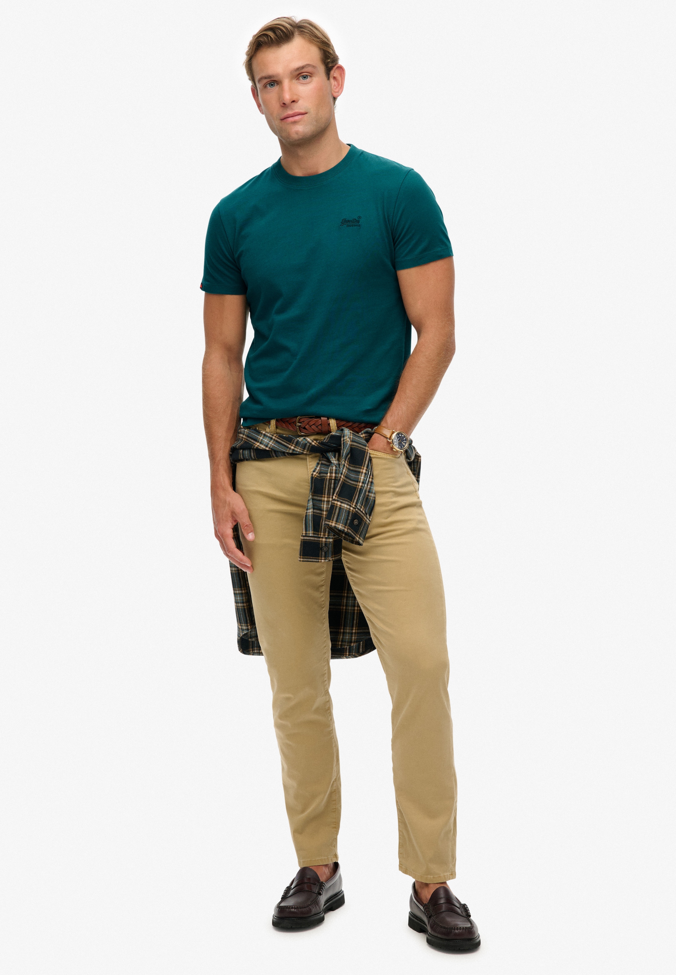 Superdry Rundhalsshirt »ESSENTIAL LOGO EMB TEE«