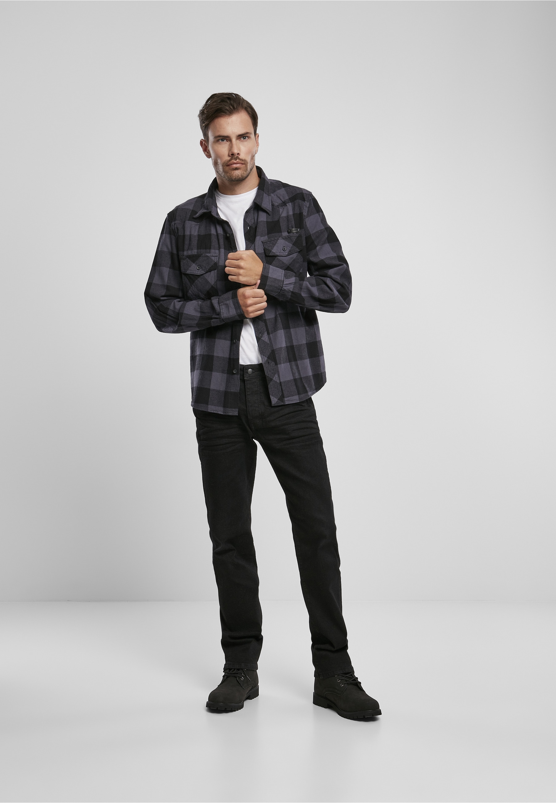 Brandit Langarmhemd »Brandit Herren Checked Shirt« 1 Stk.