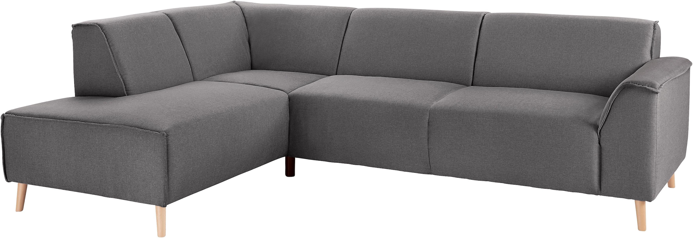 Home affaire Ecksofa "Janek Scandic Design, elegant und zeitlos, L-Form" mi günstig online kaufen