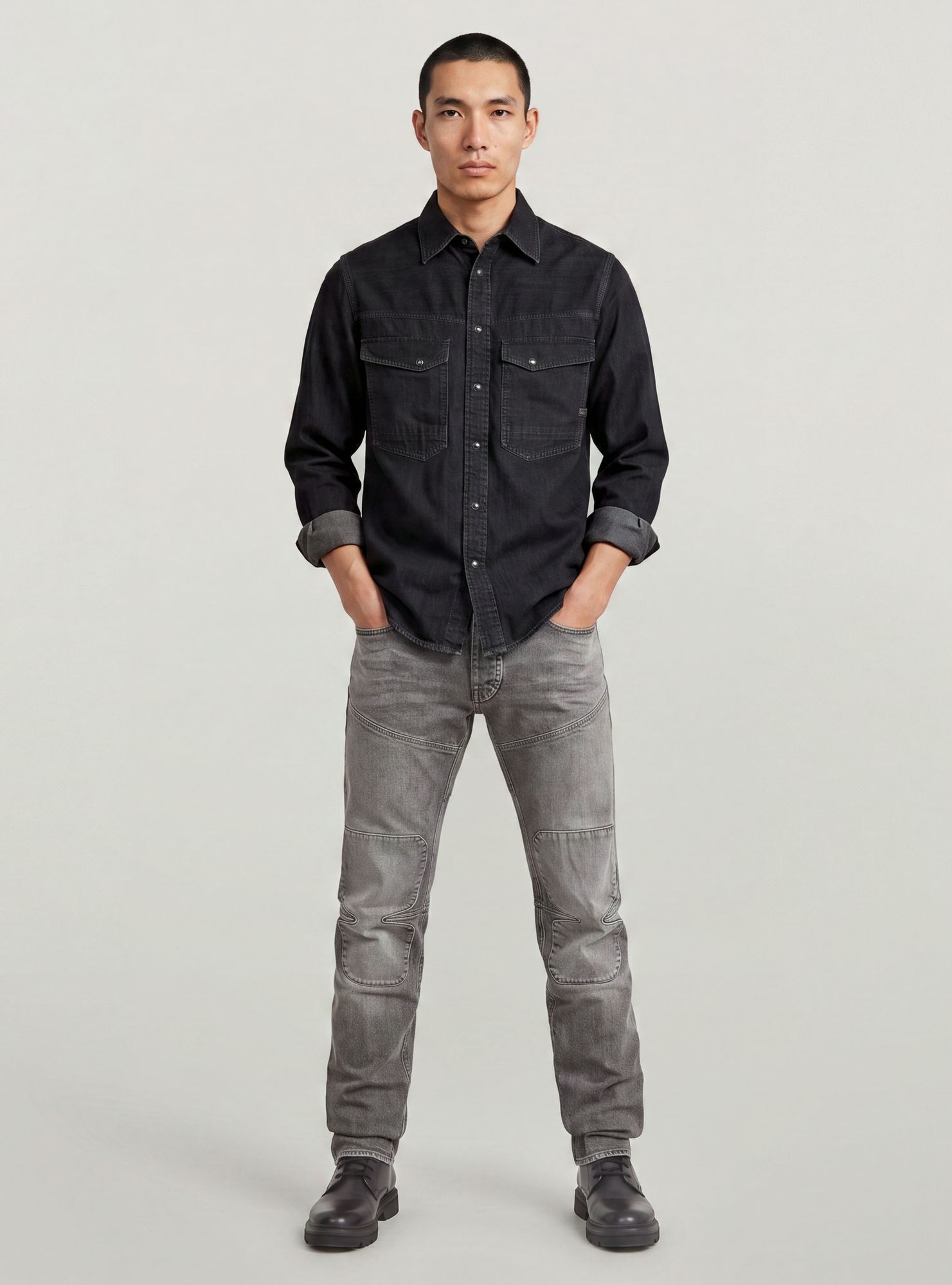 G-STAR Regular-fit-Jeans »Biker Patched Slim Jeans«