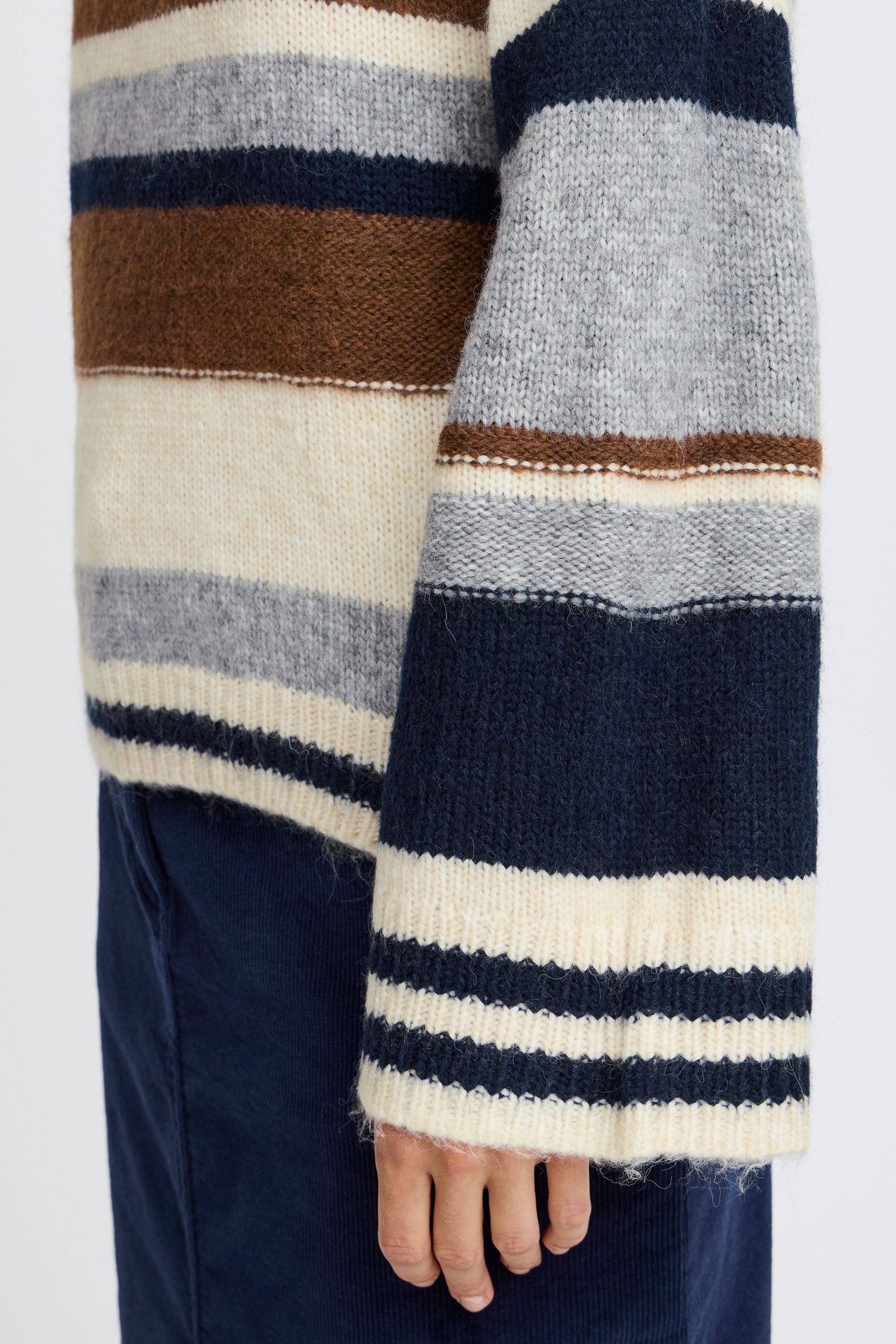 b.young Strickpullover »Strickpullover BYOKSANA STRIPED JUMPER -«