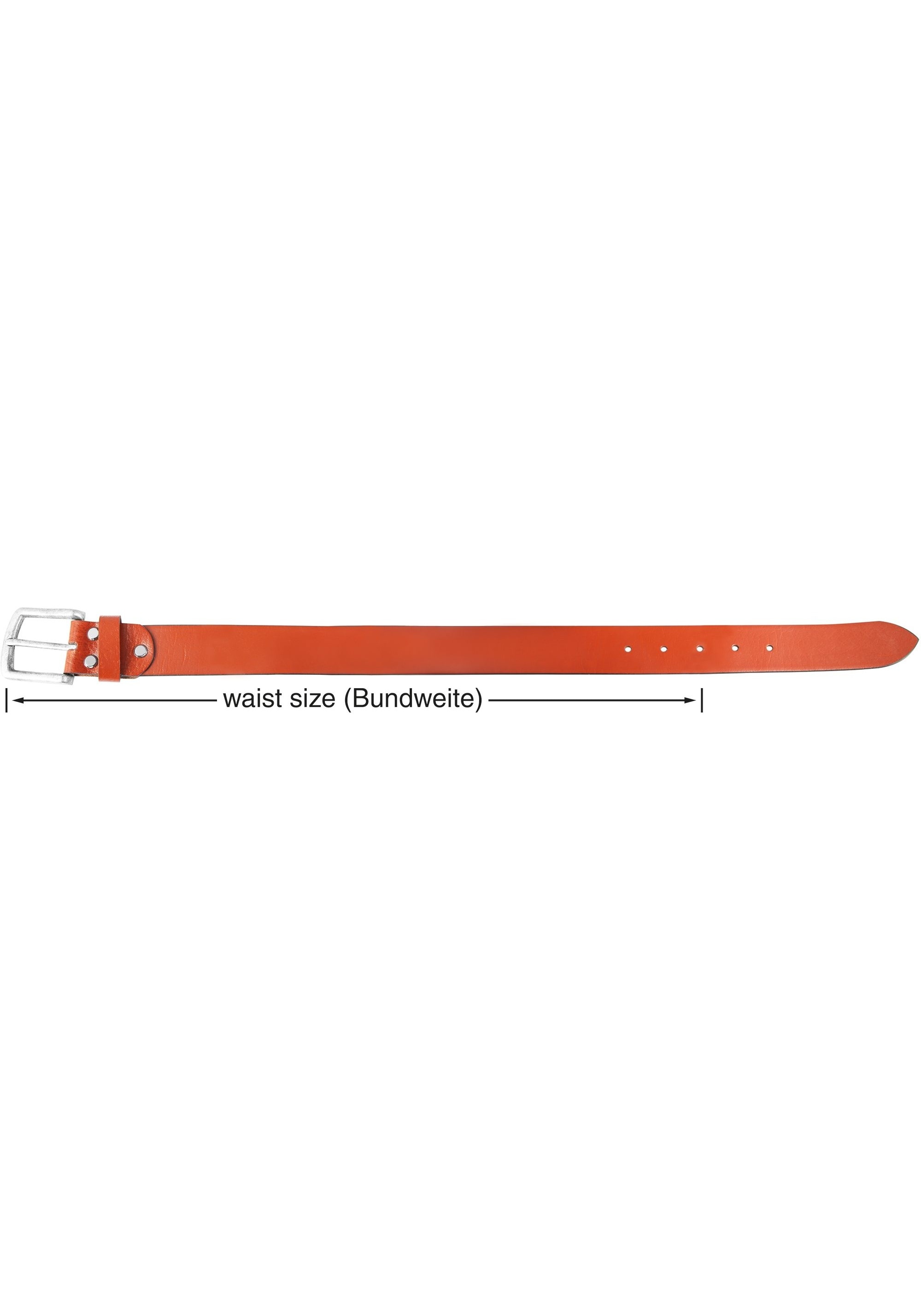 Leonardo Verrelli Ledergürtel »90 cm - 130 cm (Bundweite) in Cognac aus 100% Echtleder, kürzbar«