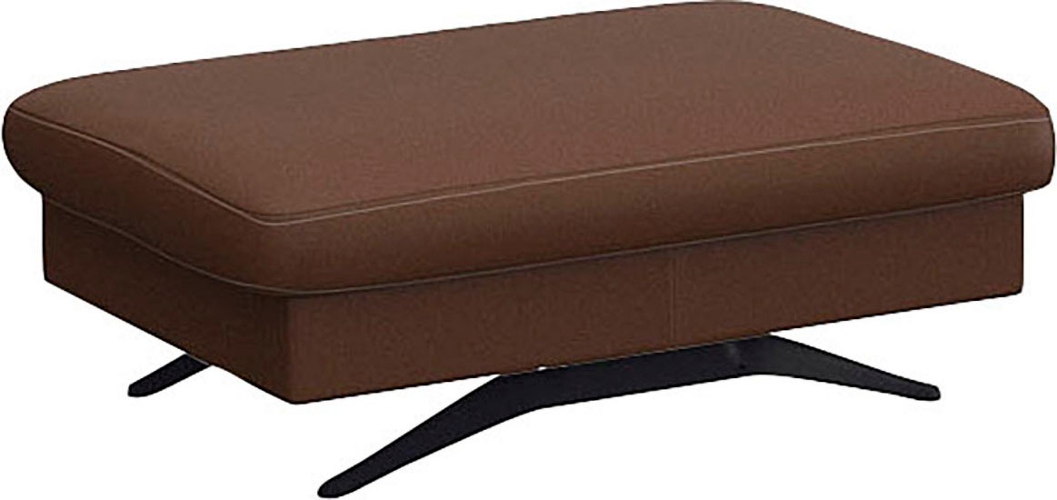 FLEXLUX Pouf »Glow Sitzhocker, Polsterhocker«, Hocker mit Stauraum, Fuß schwarz