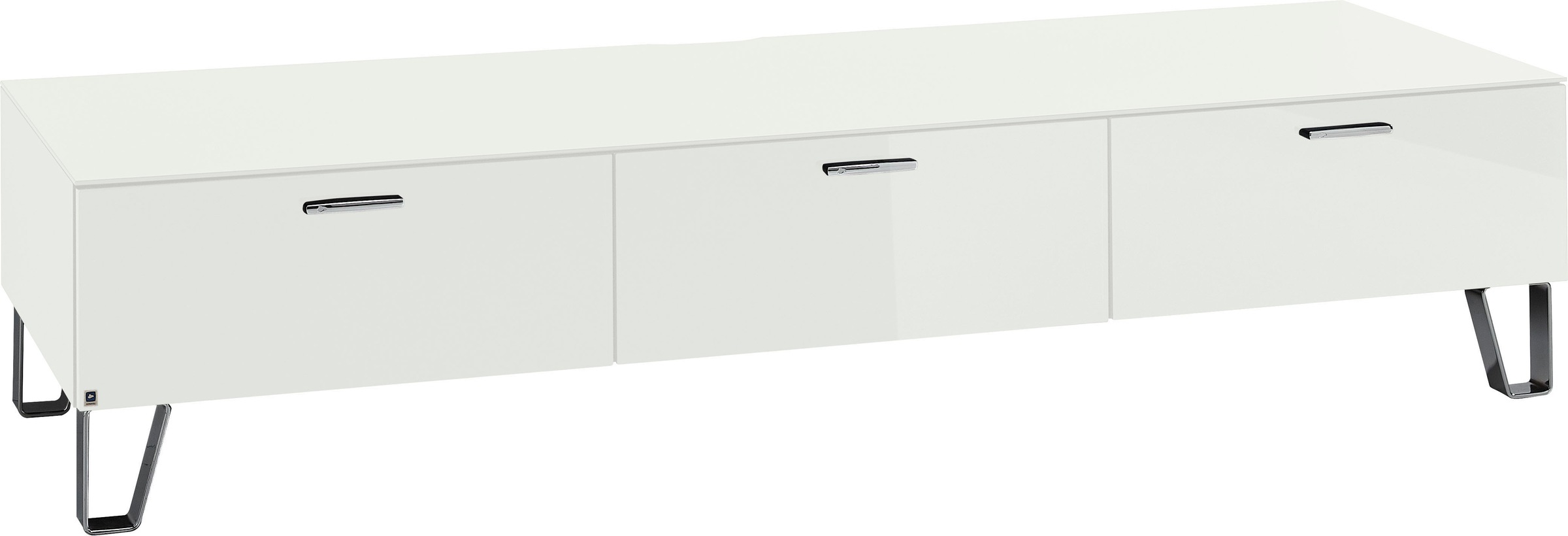 TV-Bank »Cube«, mit Sicherheitsglas und edlem MDF Holz, Breite 189 cm