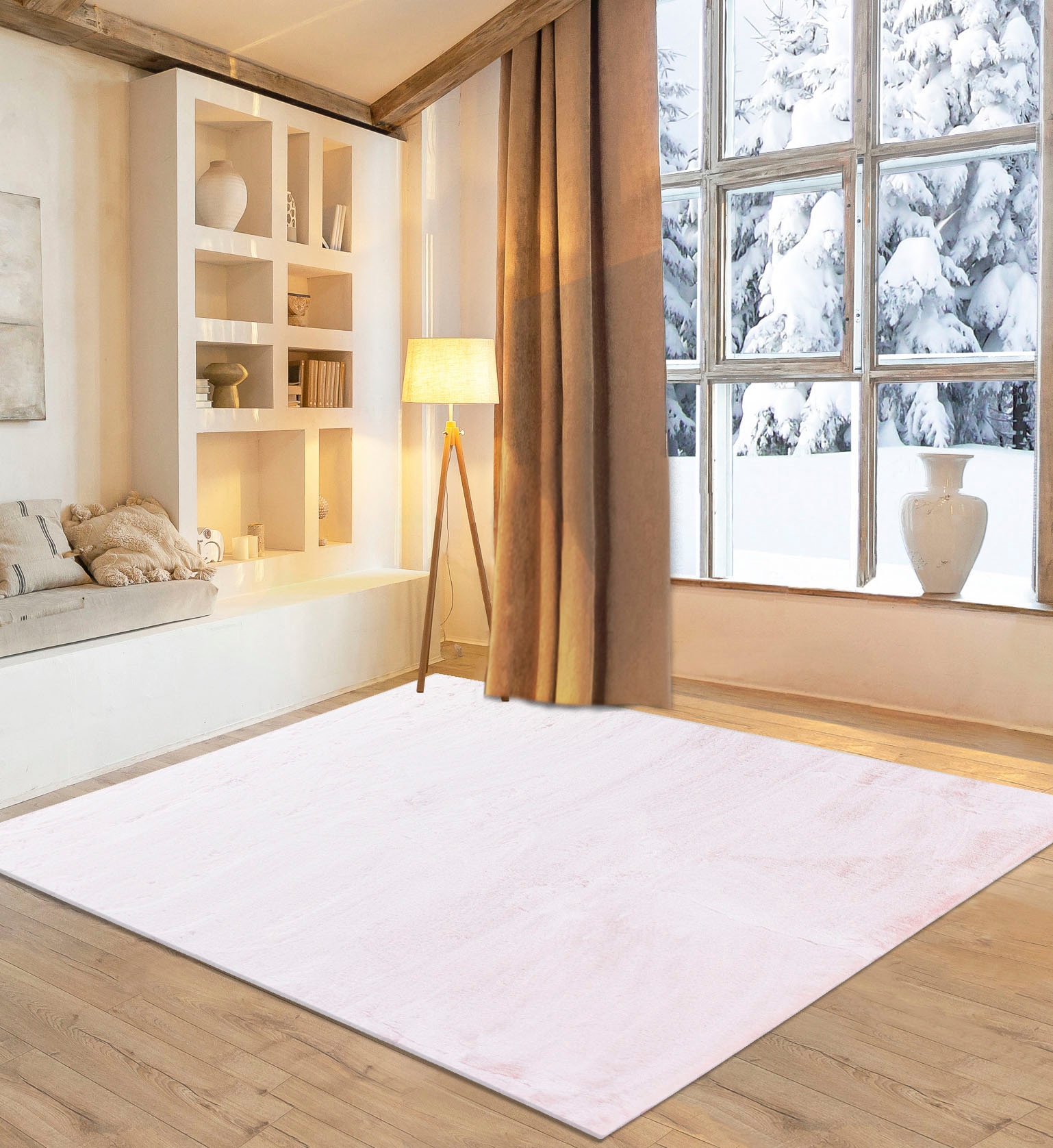 OTTO home Fellteppich "Guidel" rechteckig 30 mm Höhe Kunstfell, Kuscheltepp günstig online kaufen