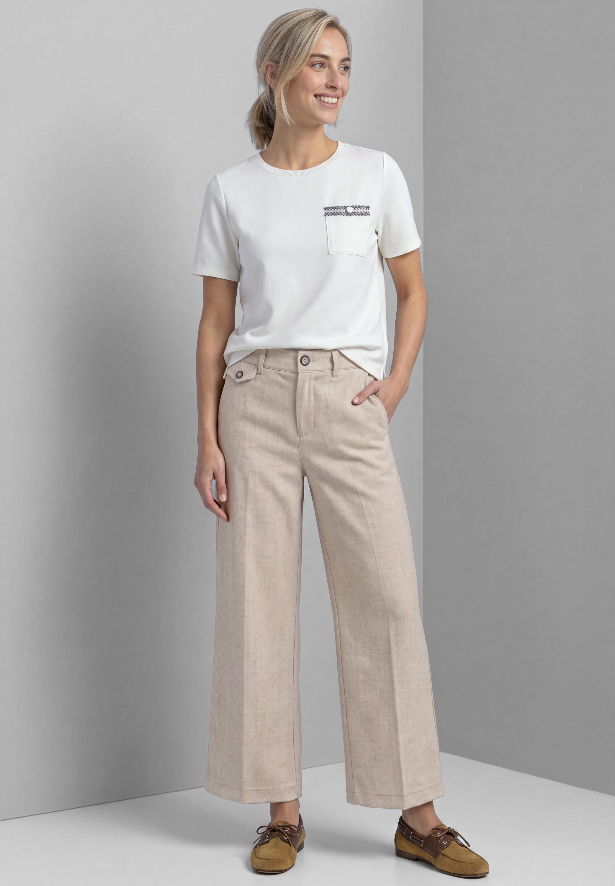 STREET ONE Stoffhose  High Waist