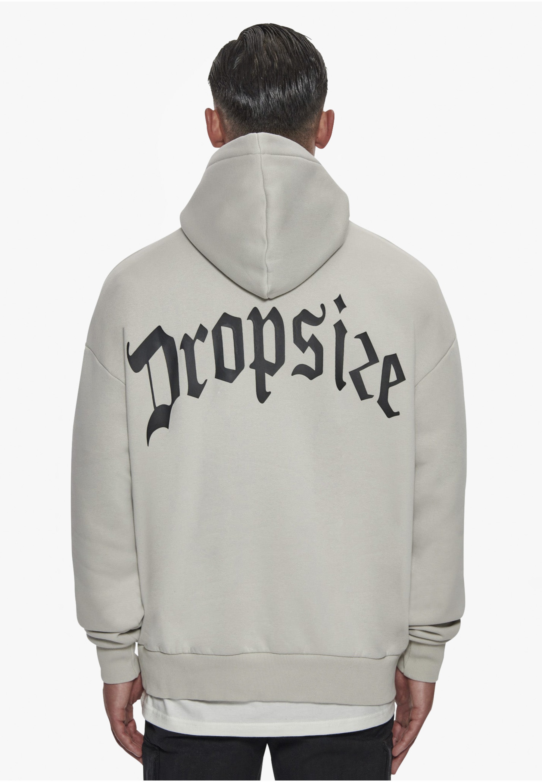 Dropsize Kapuzenpullover »Dropsize Herren Heavy Oversize Puffer Logo Backprint Hoodie« 1 Stk.