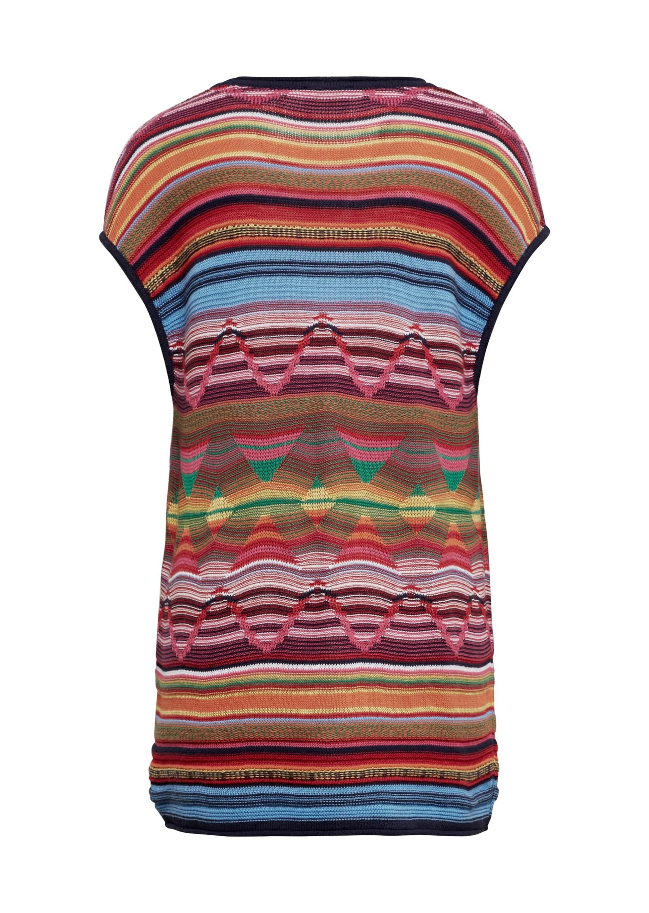 GOLDNER Strickpullover »Stricktop Bequemes Top mit kombinationsstarkem Dessin«