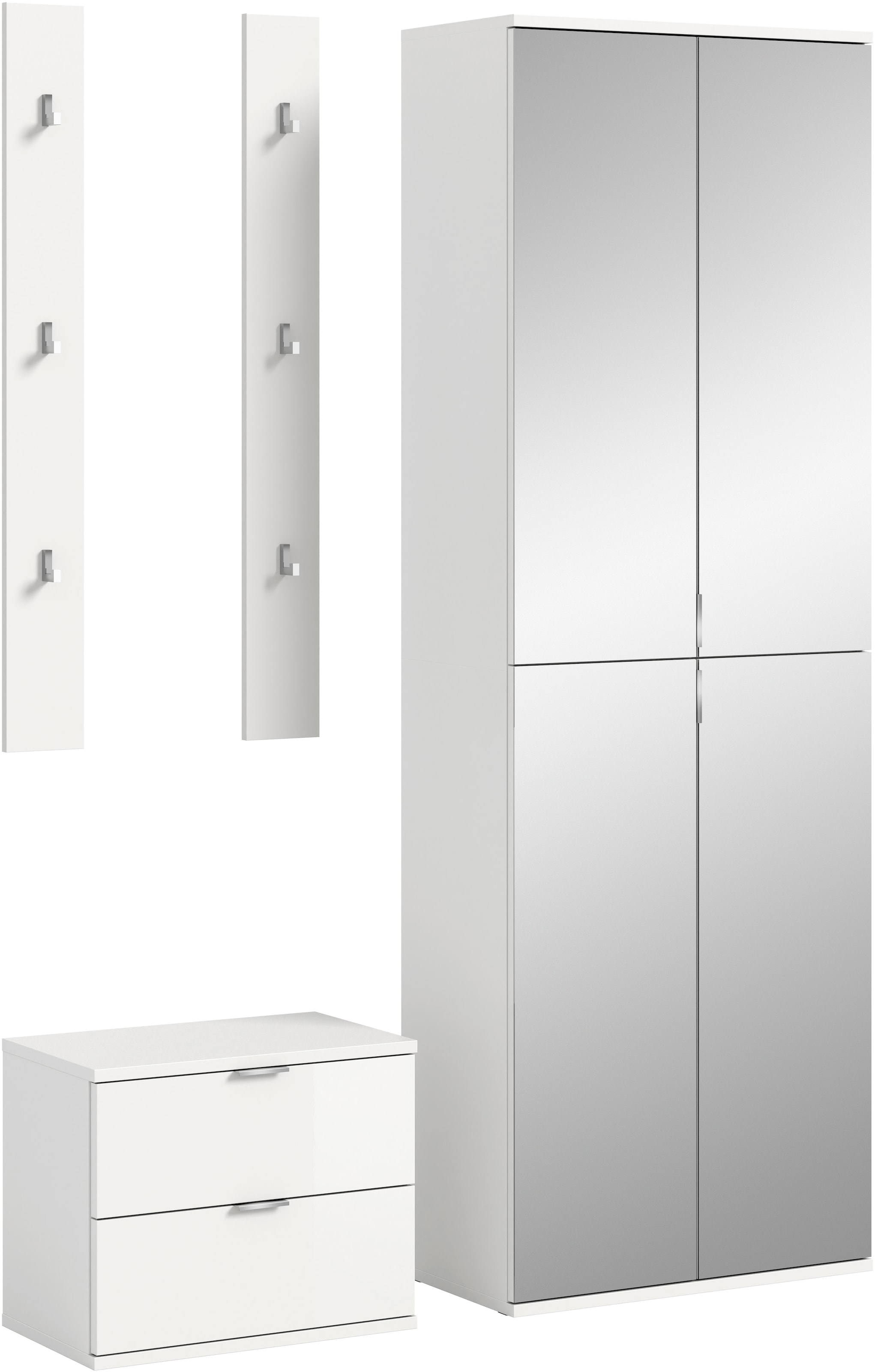 INOSIGN Garderoben-Set "Trondheim, Garderobenset 3-tlg. Breite 128 cm,", (3 günstig online kaufen