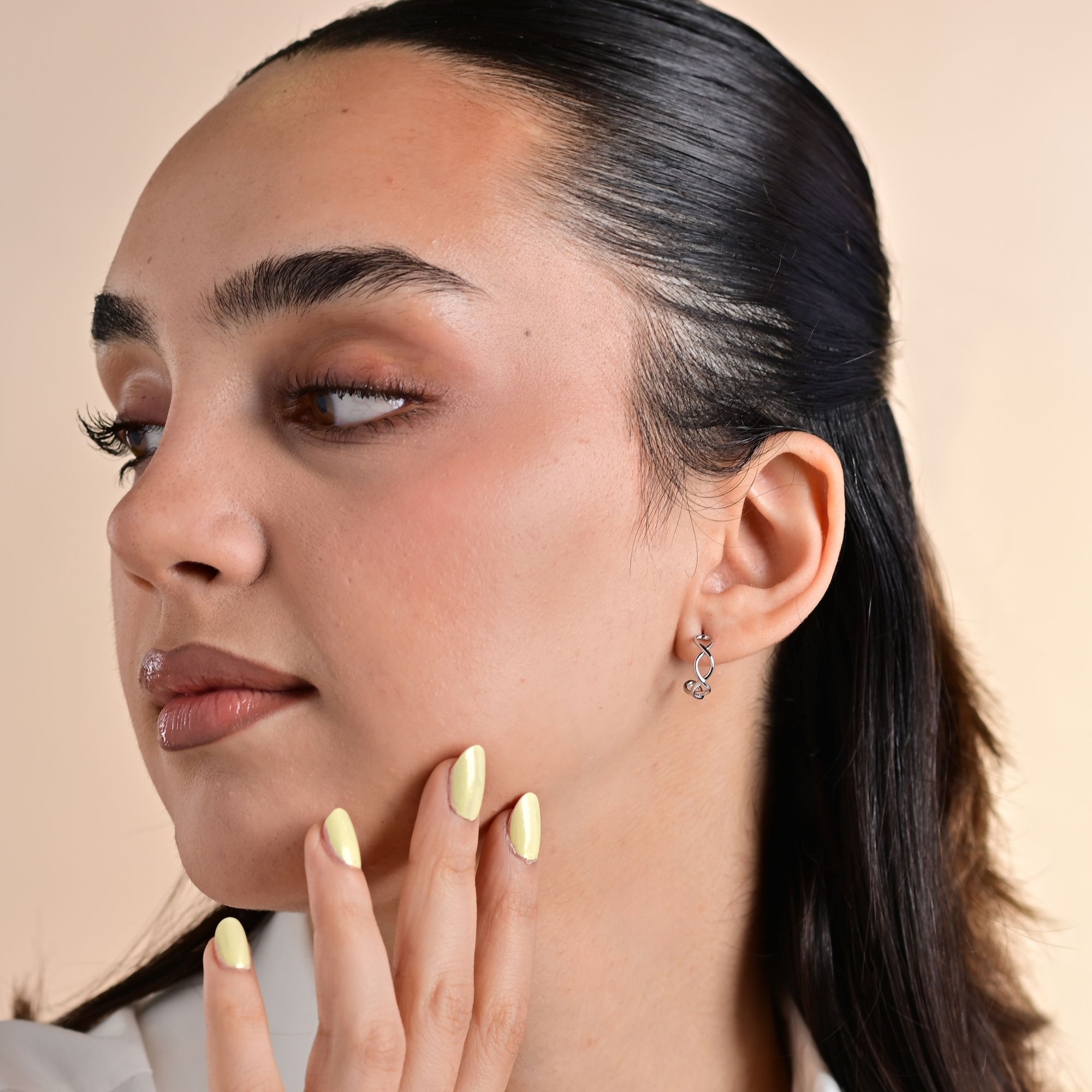 Adelia´s Paar Ohrhänger "Damen Ohrringe – Ohrstecker Unendlichkeitszeichen günstig online kaufen