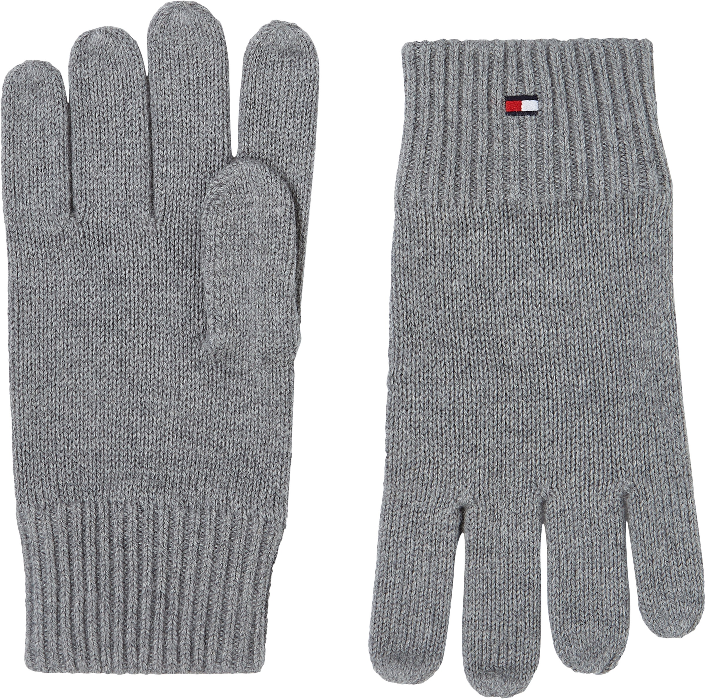 Tommy Hilfiger Strickhandschuhe "ESSENTIALS FLAG GLOVES" mit Logostickerei günstig online kaufen