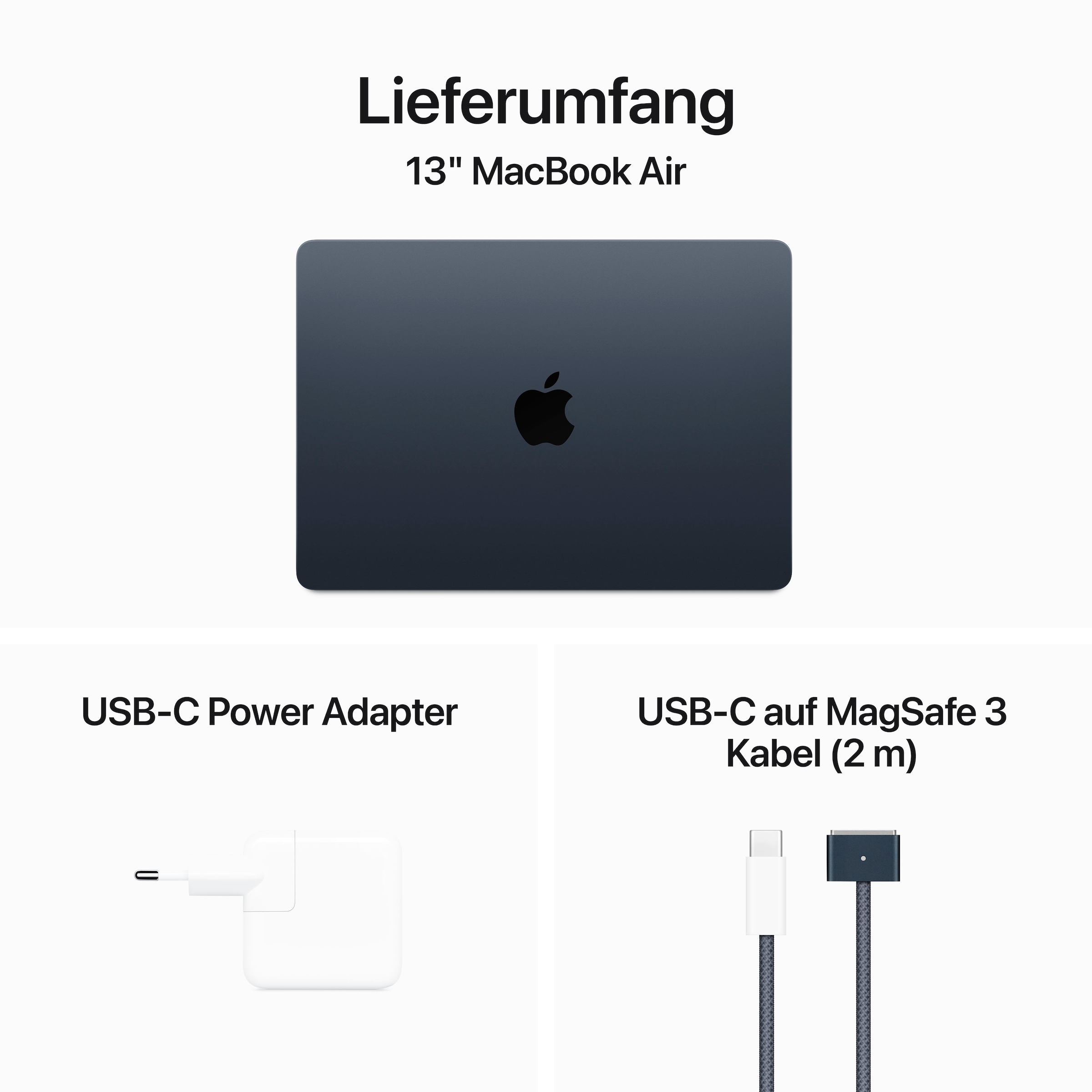 Apple Notebook »MacBook Air 13" CTO«, 34,46 cm, / 13,6 Zoll, Apple, M3, 10-Core GPU, 1000 GB SSD