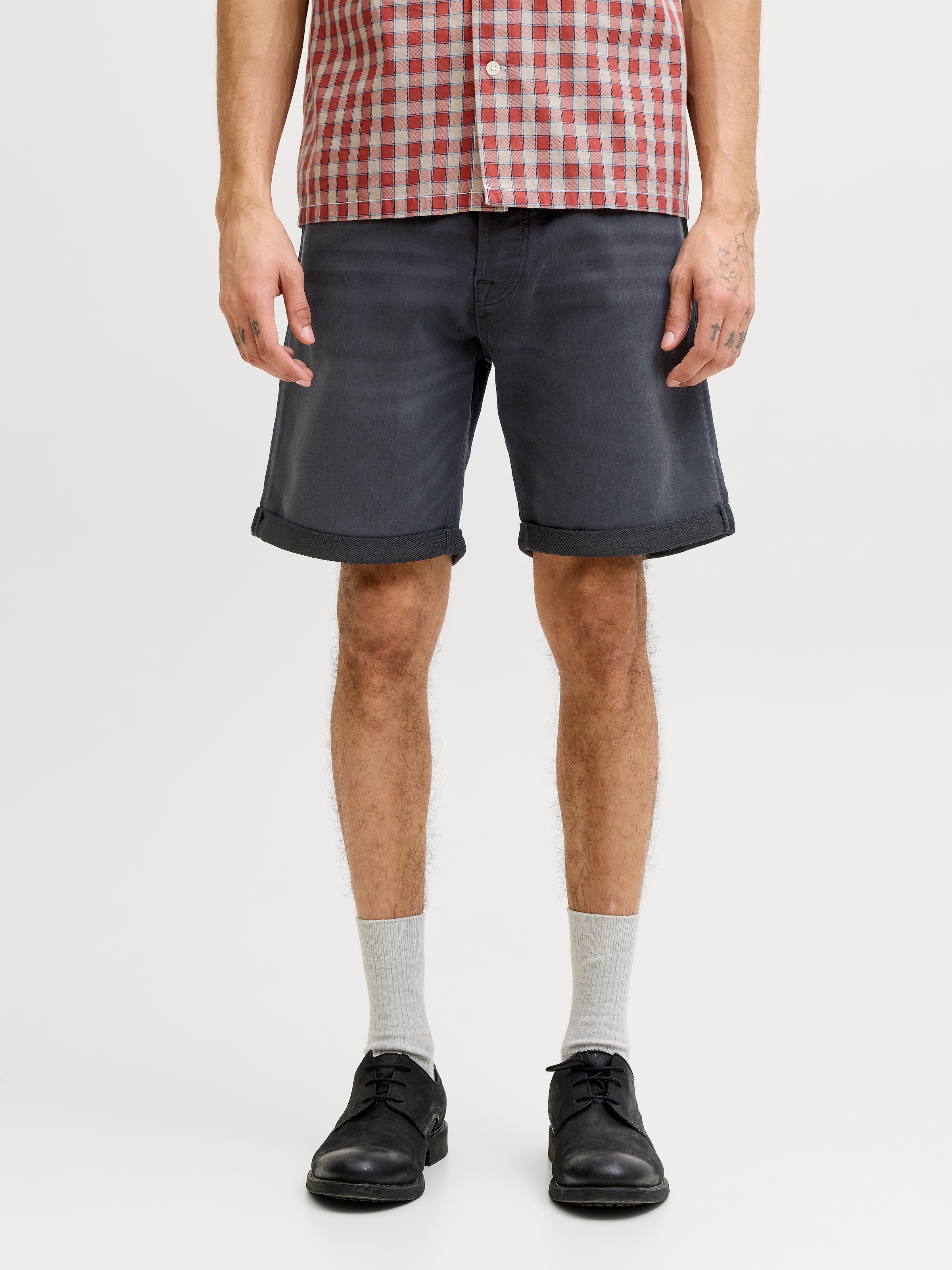 Jack & Jones Shorts "JJIRICK JJICON SHORTS GE 720 I.K SN" Baumwollmischung, regular fit