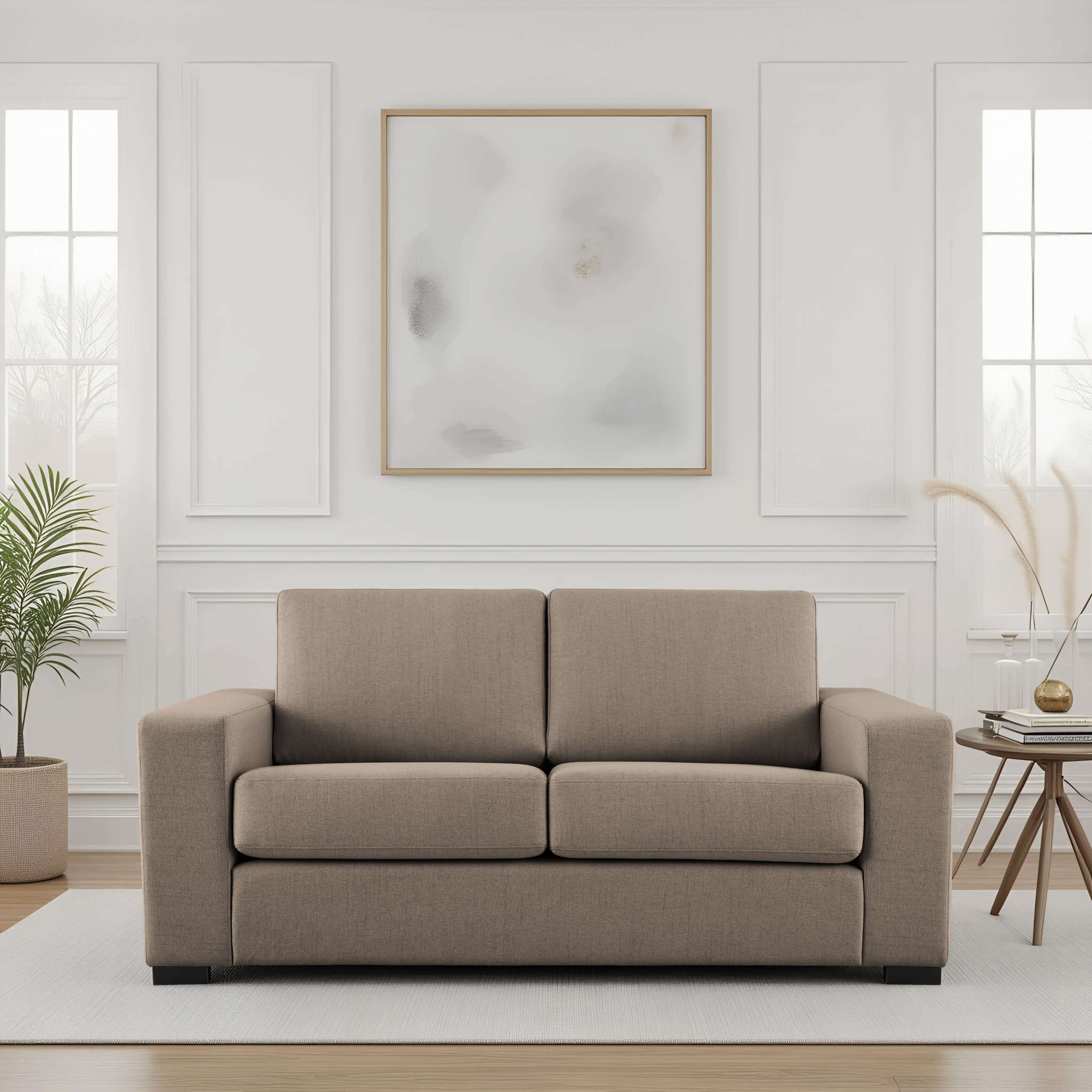 Home affaire 2-Sitzer "Branwell", Breite 175 cm, Struktur fein, mit Wellenu günstig online kaufen