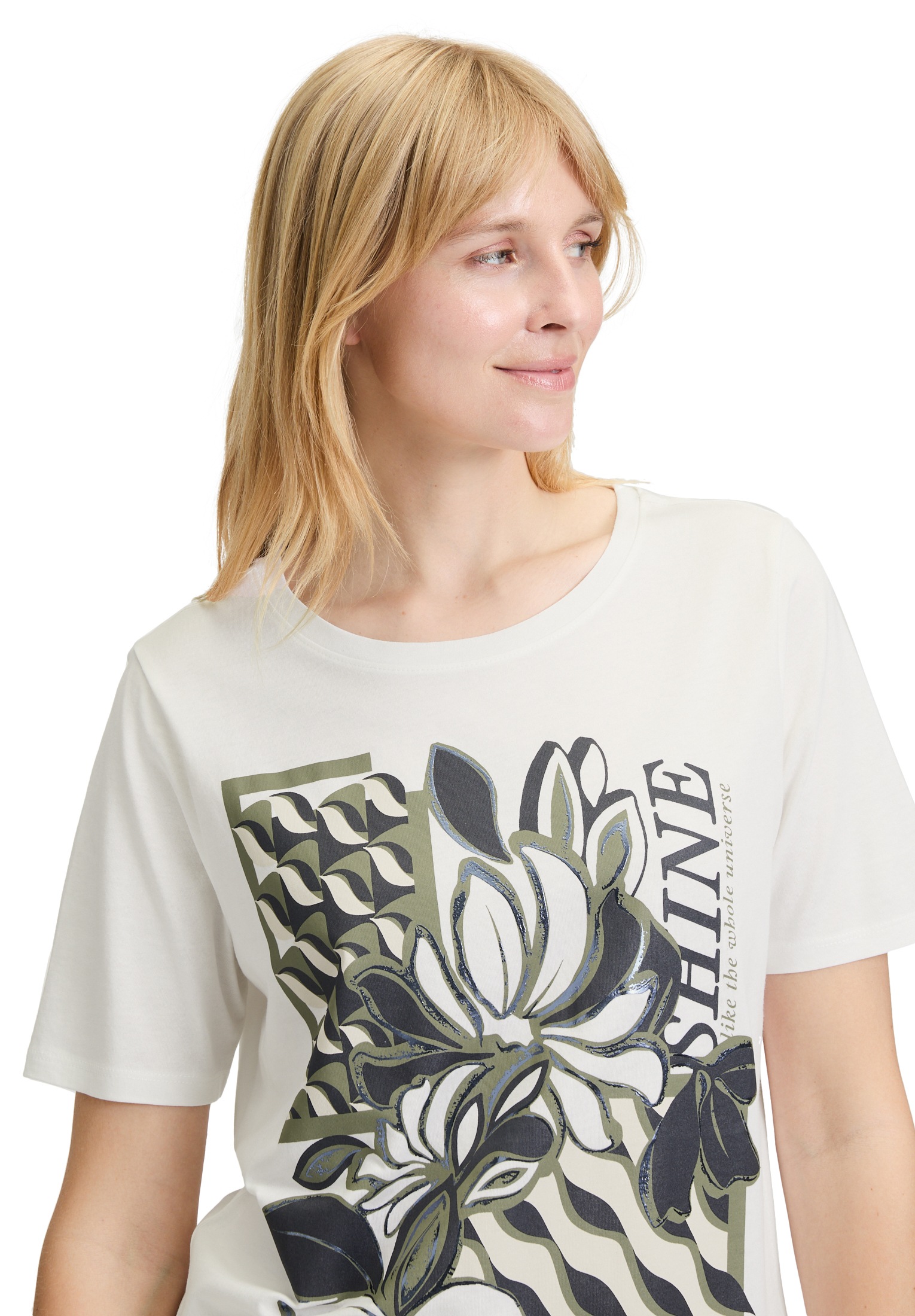 Betty Barclay Kurzarmshirt »Betty Barclay Basic Shirt mit Rundhalsausschnitt«, (1 tlg.)
