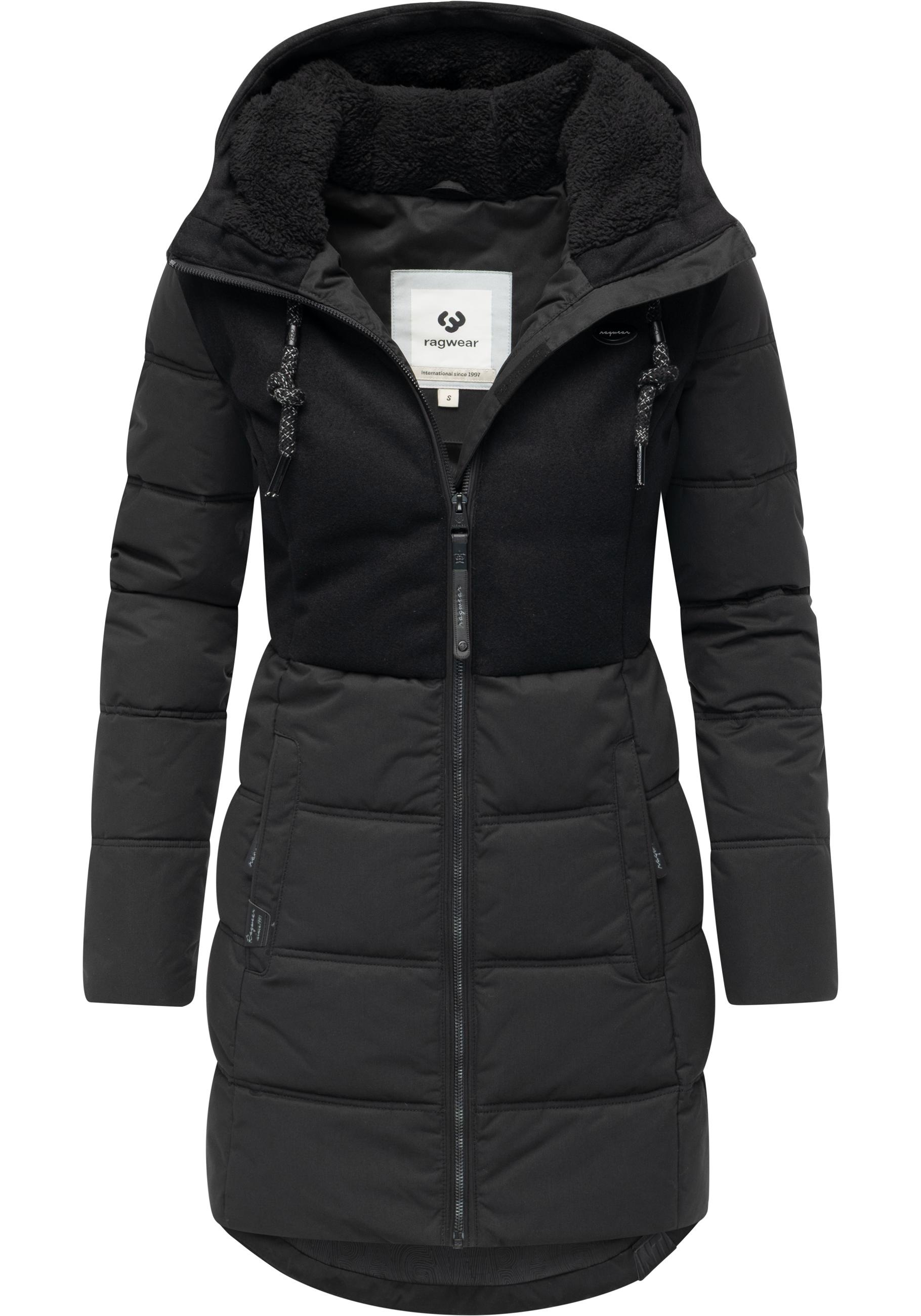 Ragwear Winterjacke »Ashani Block Intl.«, mit Kapuze, stylischer Winterparka mit gefütterter Kapuze
