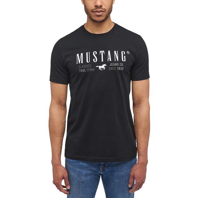 T-Shirt T-Shirt Print-Shirt«, Print-Shirt | »Mustang Mustang BAUR MUSTANG bestellen ▷