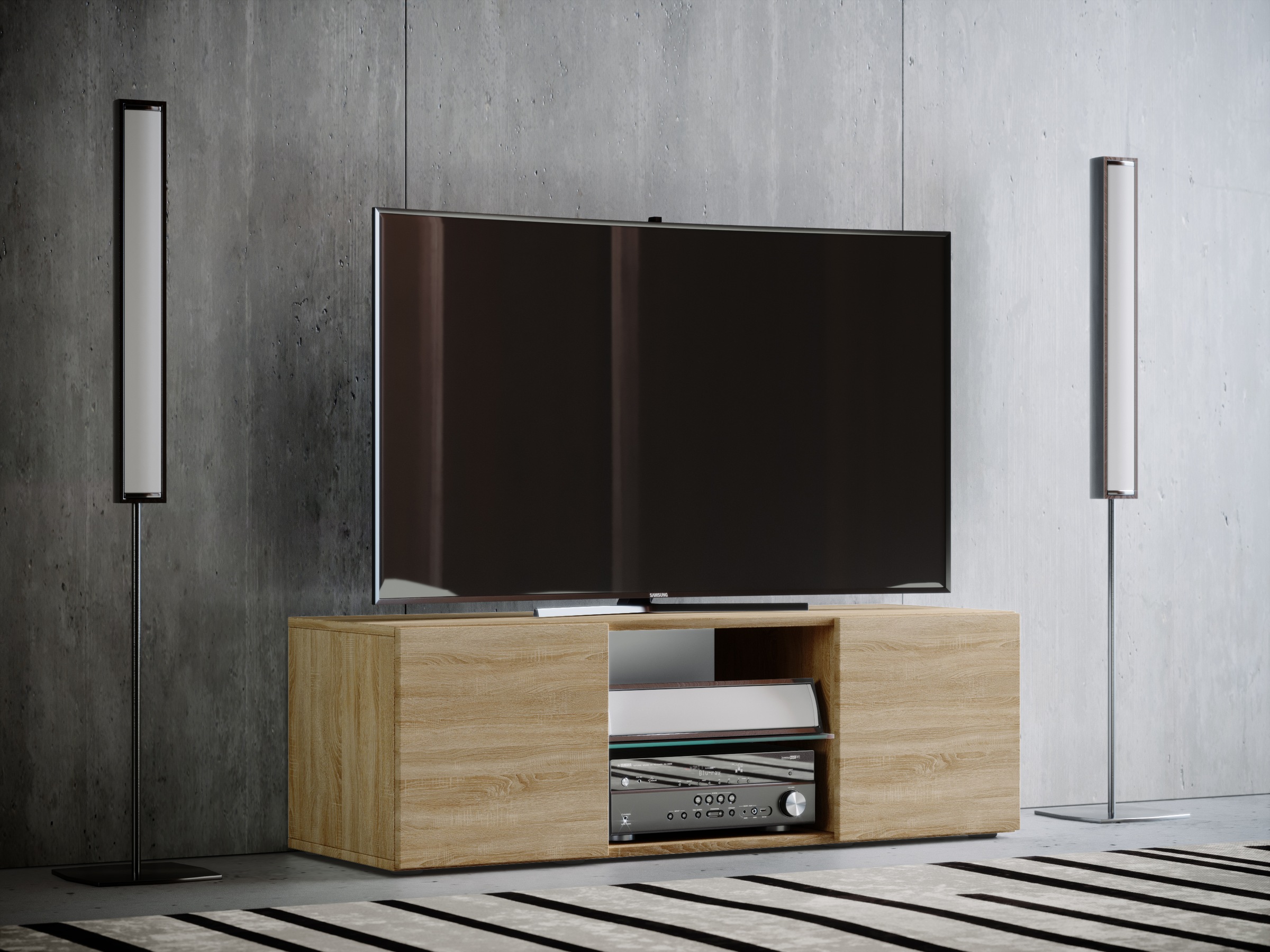 VCM Wohnzimmertisch »Holz TV Lowboard Möbel Fernsehschrank Lowina«