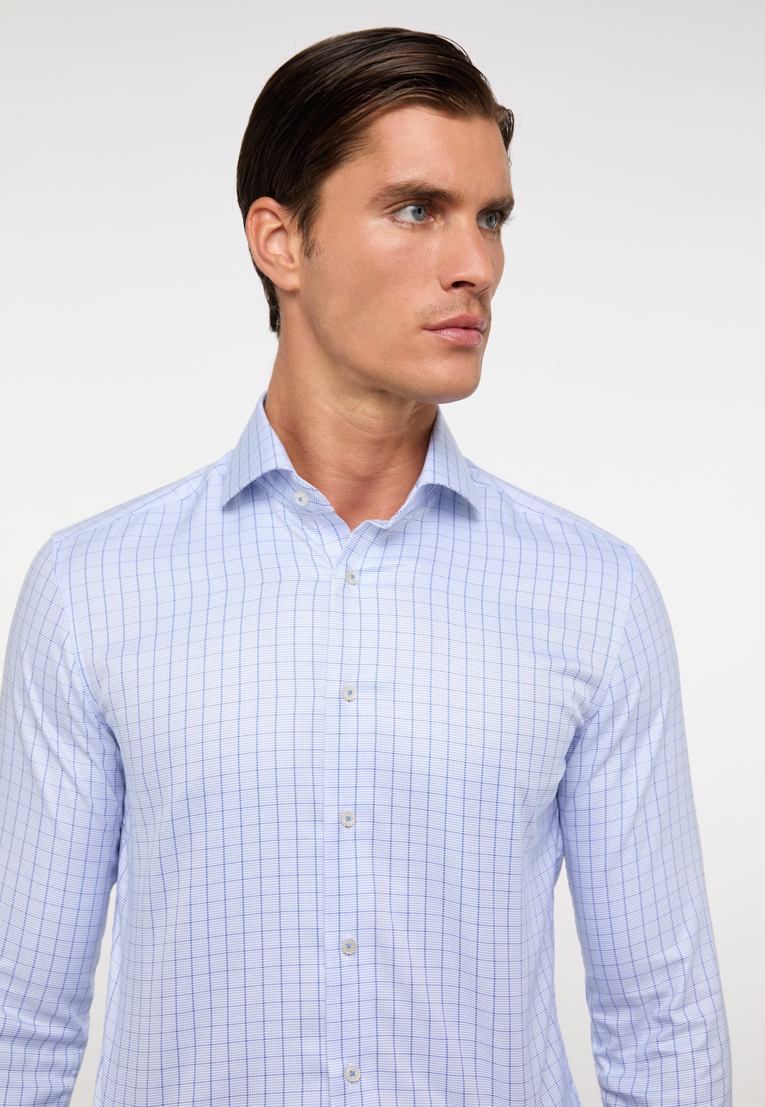 Thumbnail - Eterna Langarmhemd "SLIM FIT" NON IRON (bügelfrei)