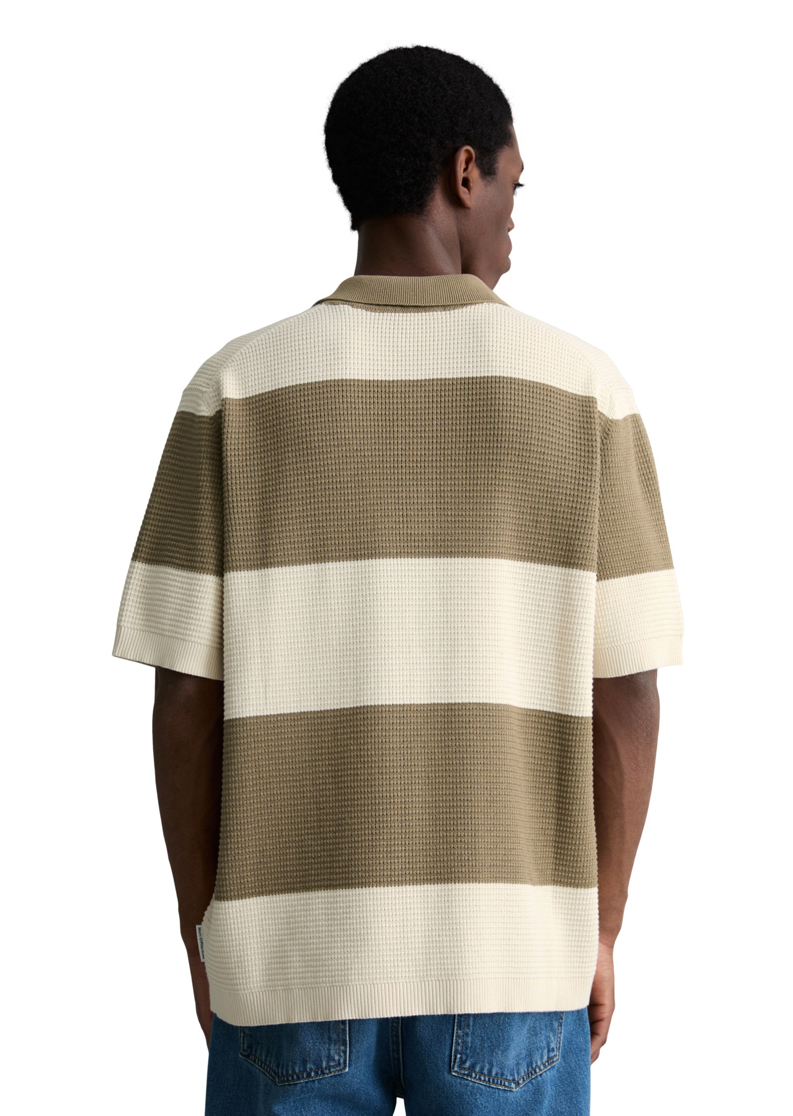 Thumbnail - Marc OPolo DENIM Poloshirt "mit Waffelstruktur"