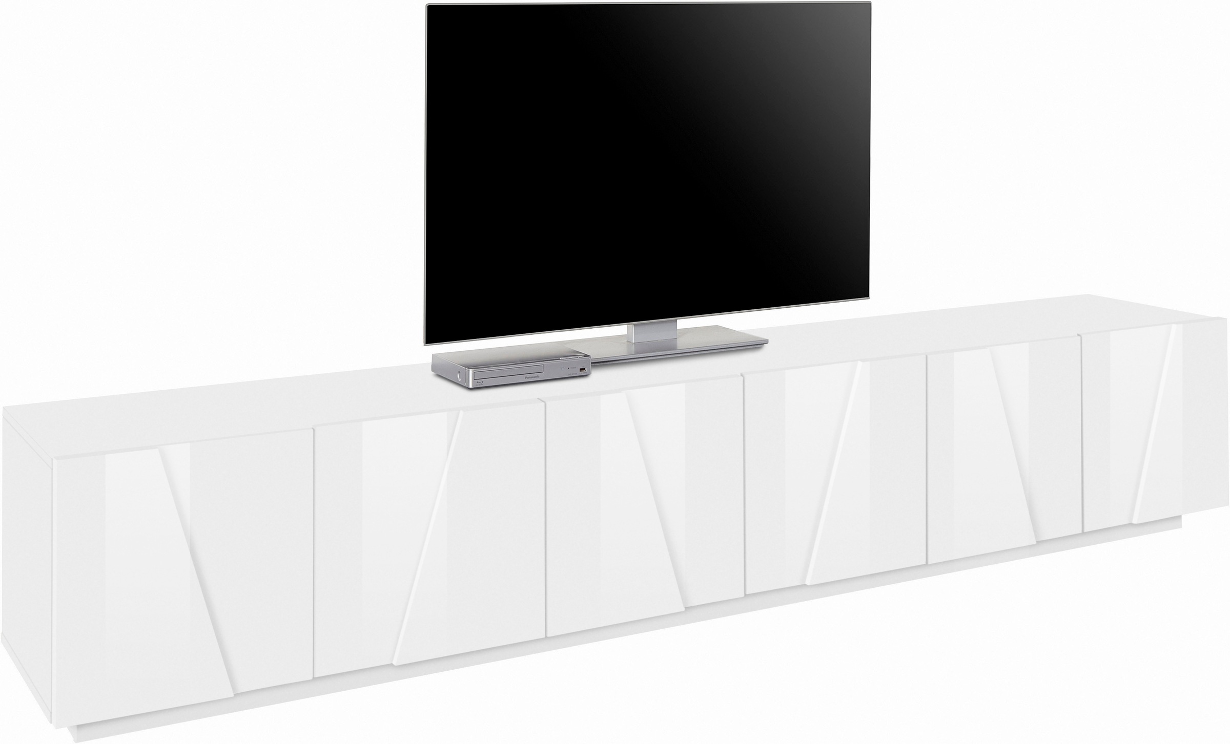 Home affaire Lowboard "PING, TV-Board, TV-Band, TV-Kommode" mit 6 Türen, Breite 243,8 cm
