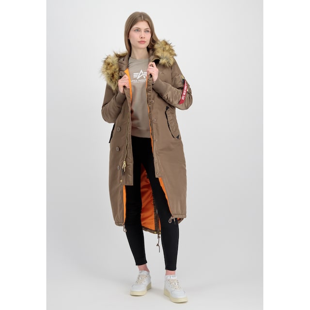 Alpha Industries Winterjacke »Alpha Industries Women - Field Jackets Long  Fishtail Wmn« online kaufen | BAUR