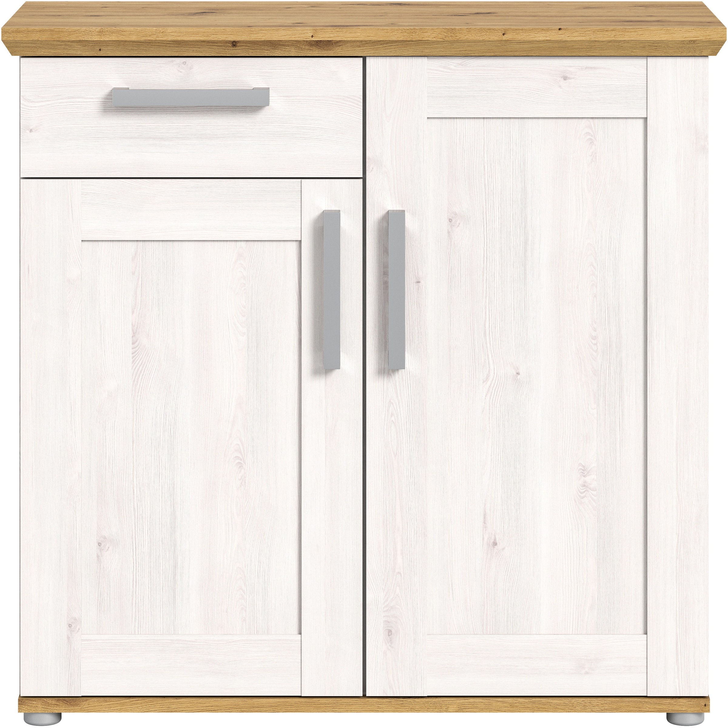 Thumbnail - Home affaire Kommode "COSENZA, TOPSELLER, Breite 95 cm, 2 Türen, 1 Schubkasten", in Landhausoptik, Anrichte, Schrank, Si...
