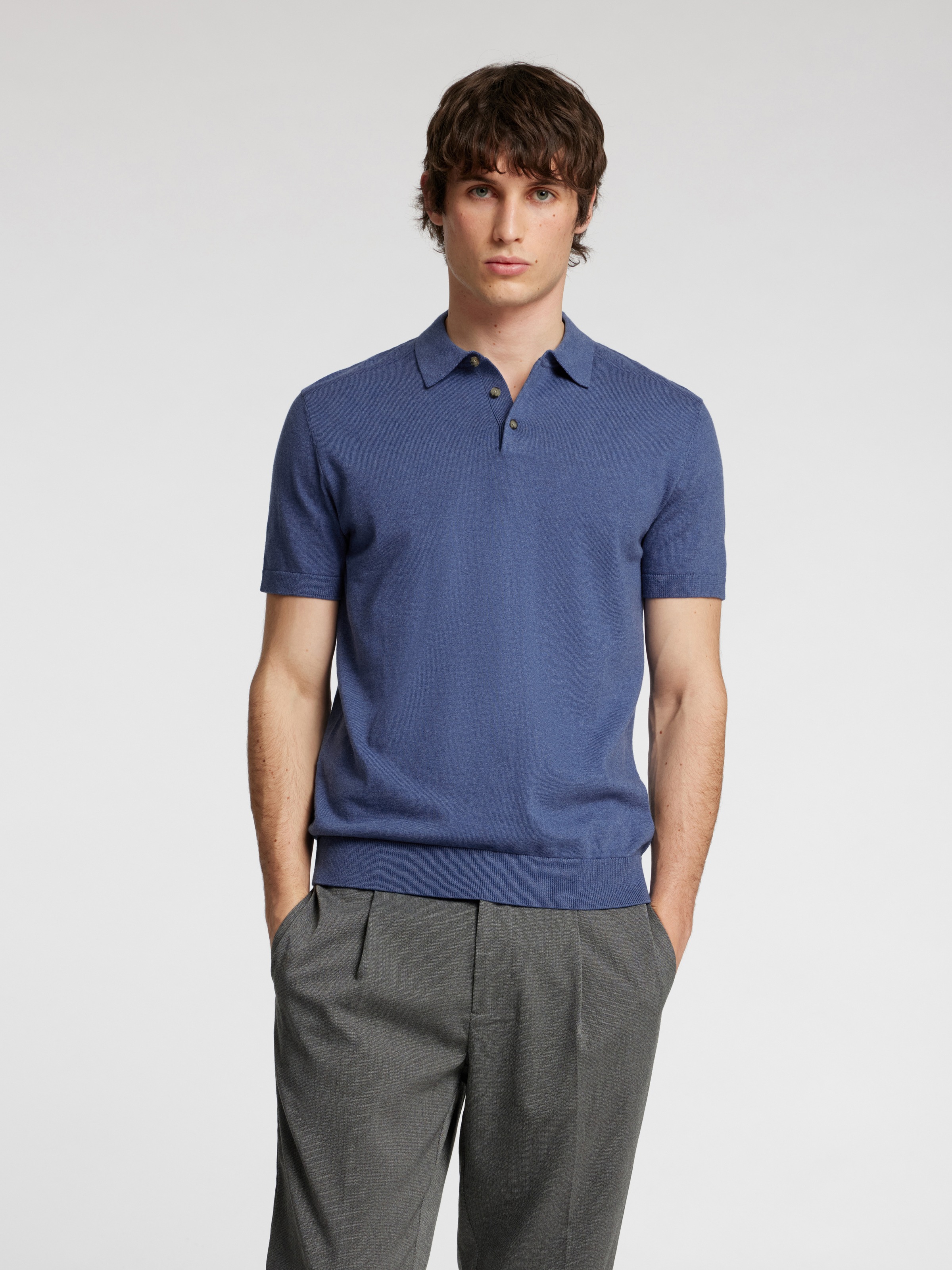 SELECTED HOMME Poloshirt »SLHBERG SS KNIT POLO NOOS«