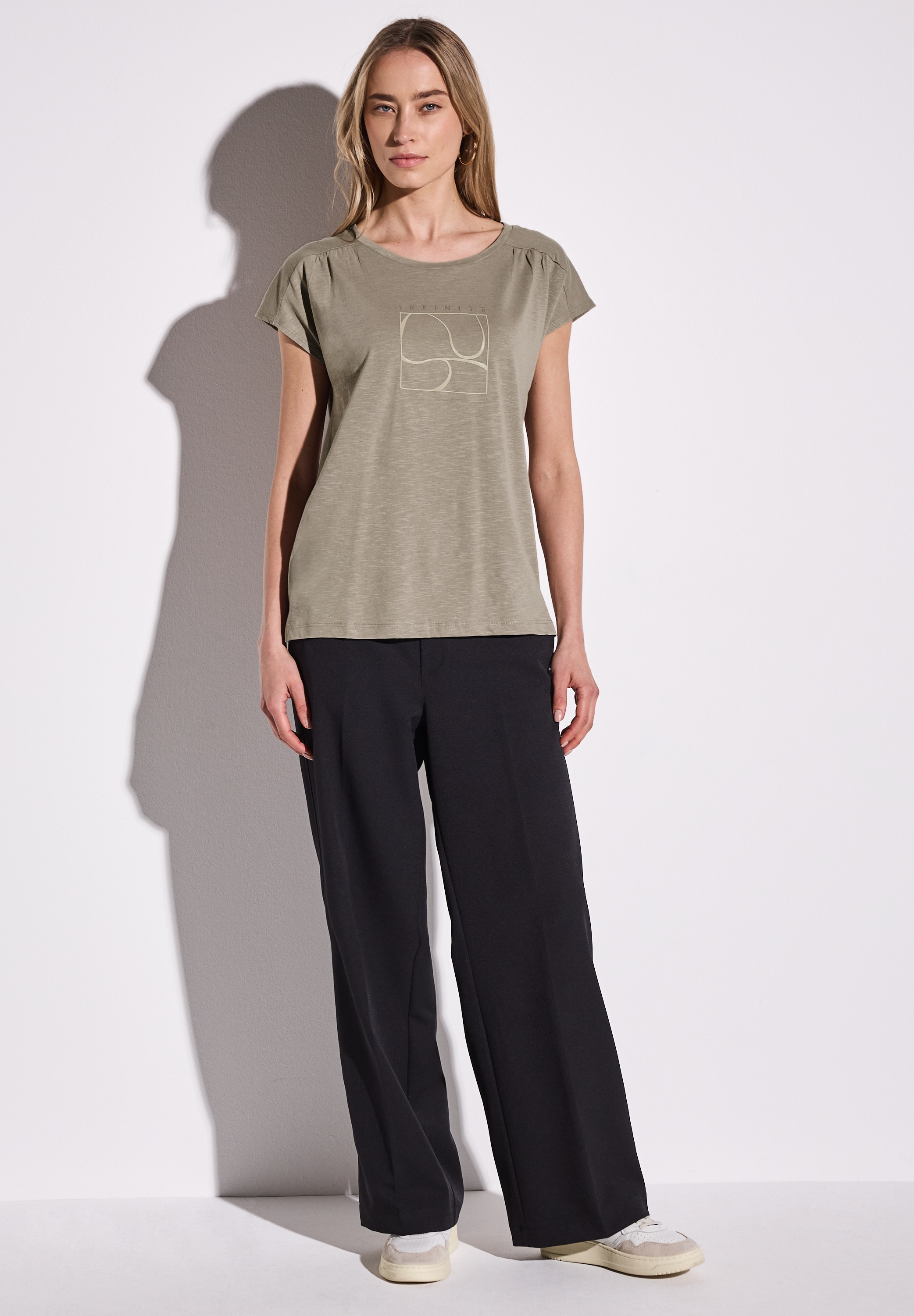 STREET ONE T-Shirt, im soften Baumwoll-Mix