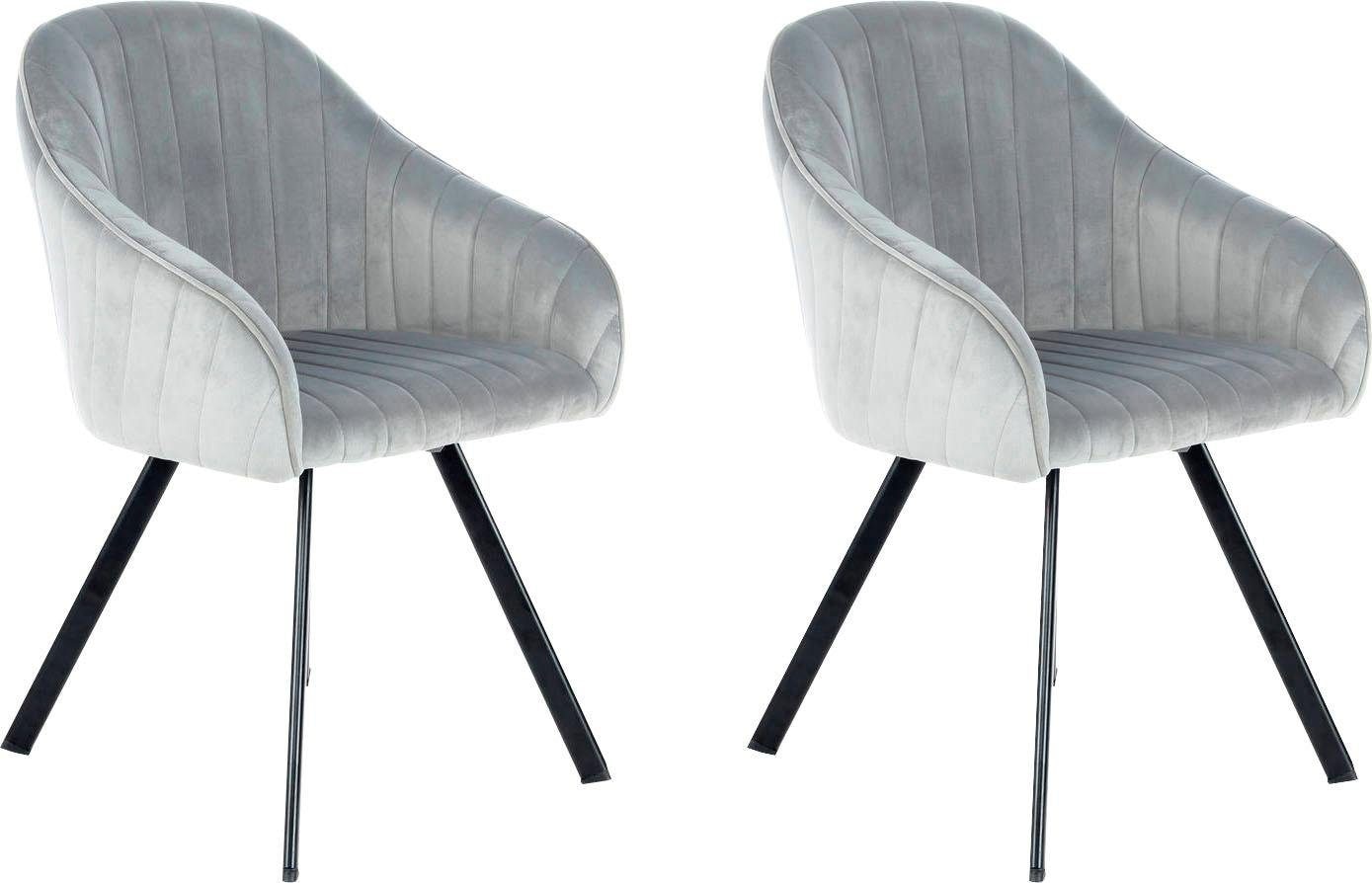 Kayoom Stuhl "Jodie 125 2er-Set, Sitzfläche mit Polsterung" (Set) 2 Stk. sa günstig online kaufen
