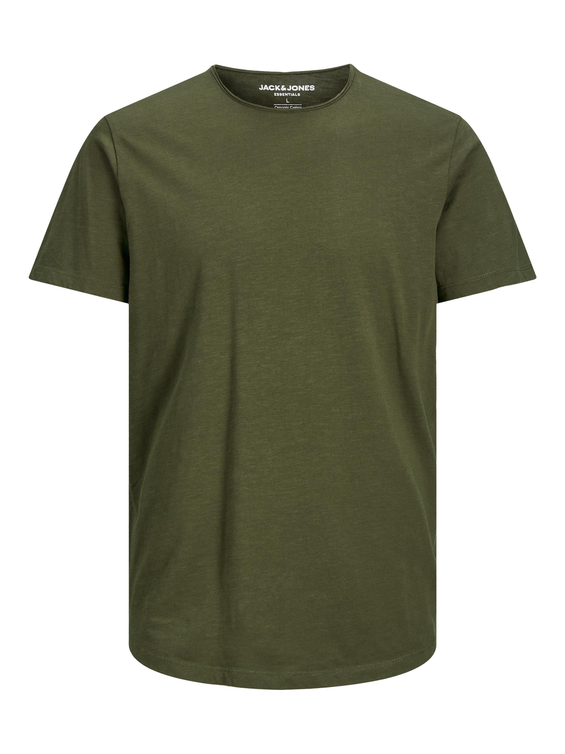 Jack & Jones Rundhalsshirt »JJEBASHER TEE O-NECK SS NOOS«, mit Rundhalsausschnitt