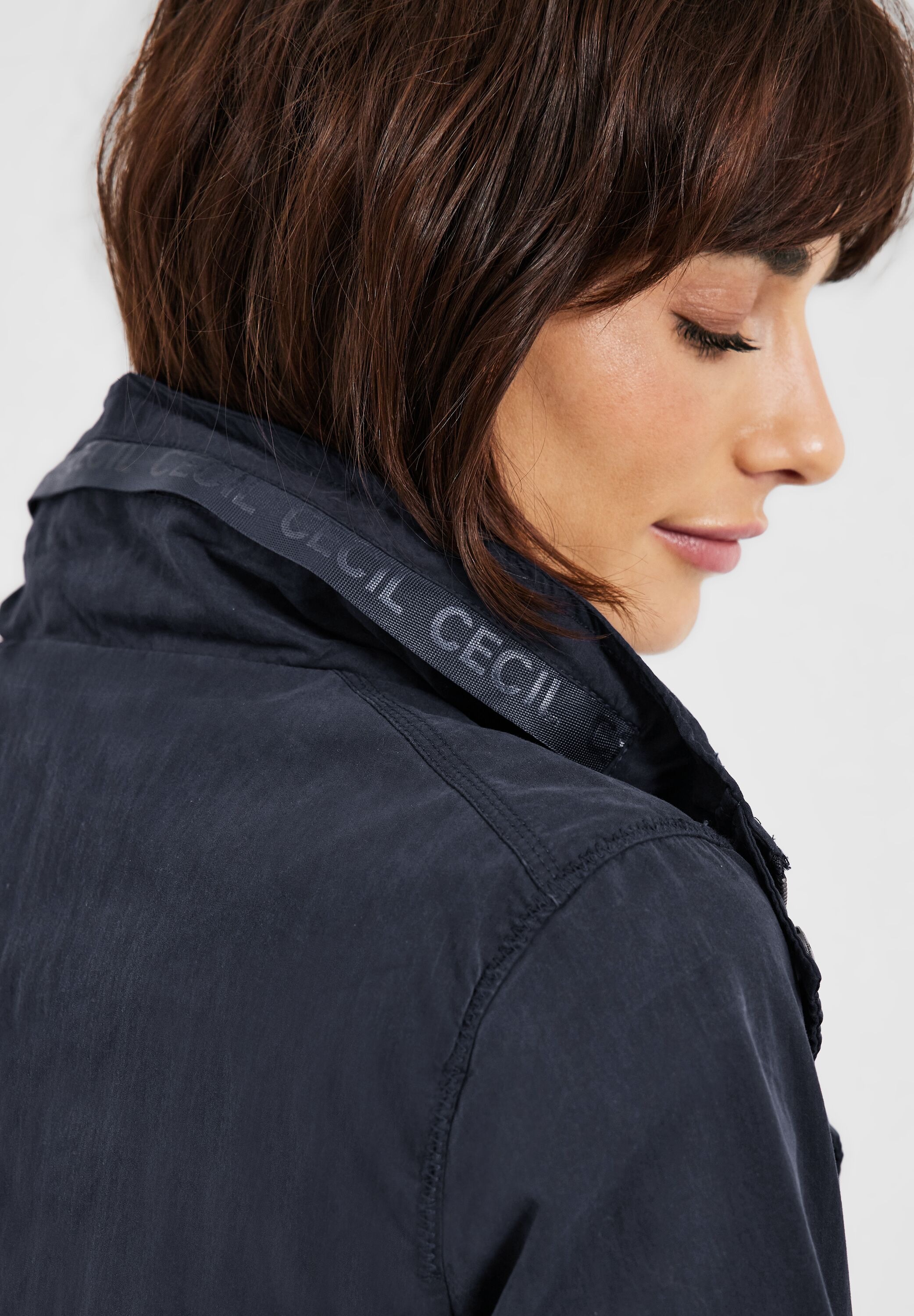 Cecil Regen- und Matschjacke, mit Kapuze, in Unifarbe